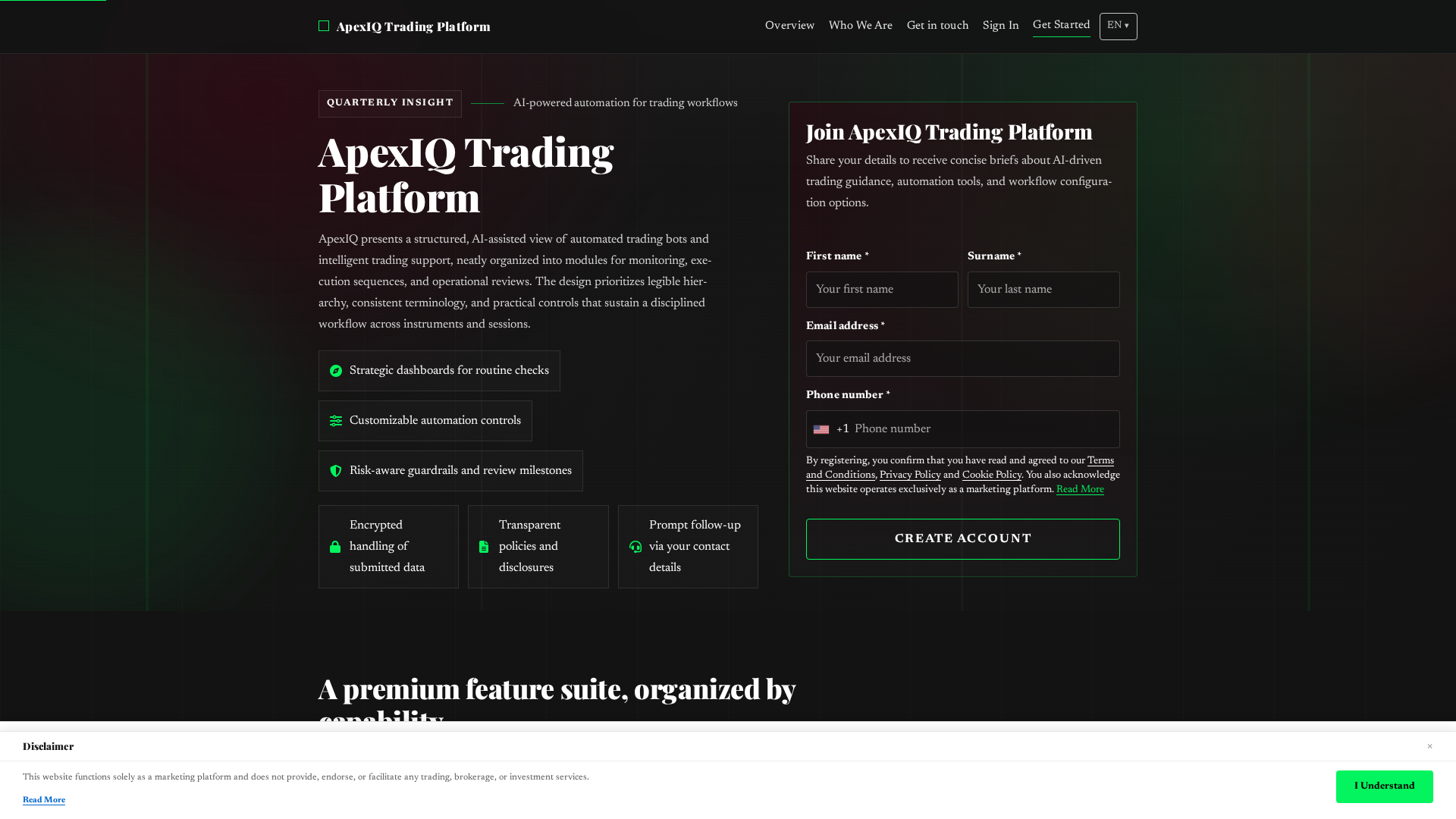 Screenshot of financialfreedom-platform.com
