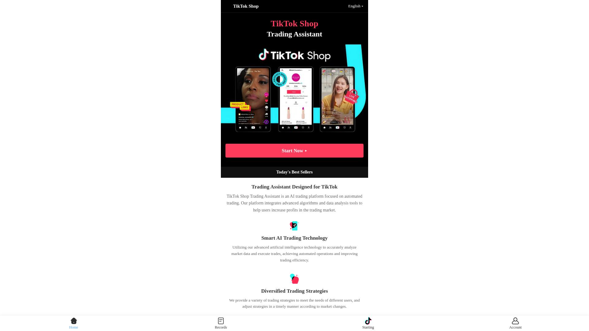 Screenshot of www.shop599.com