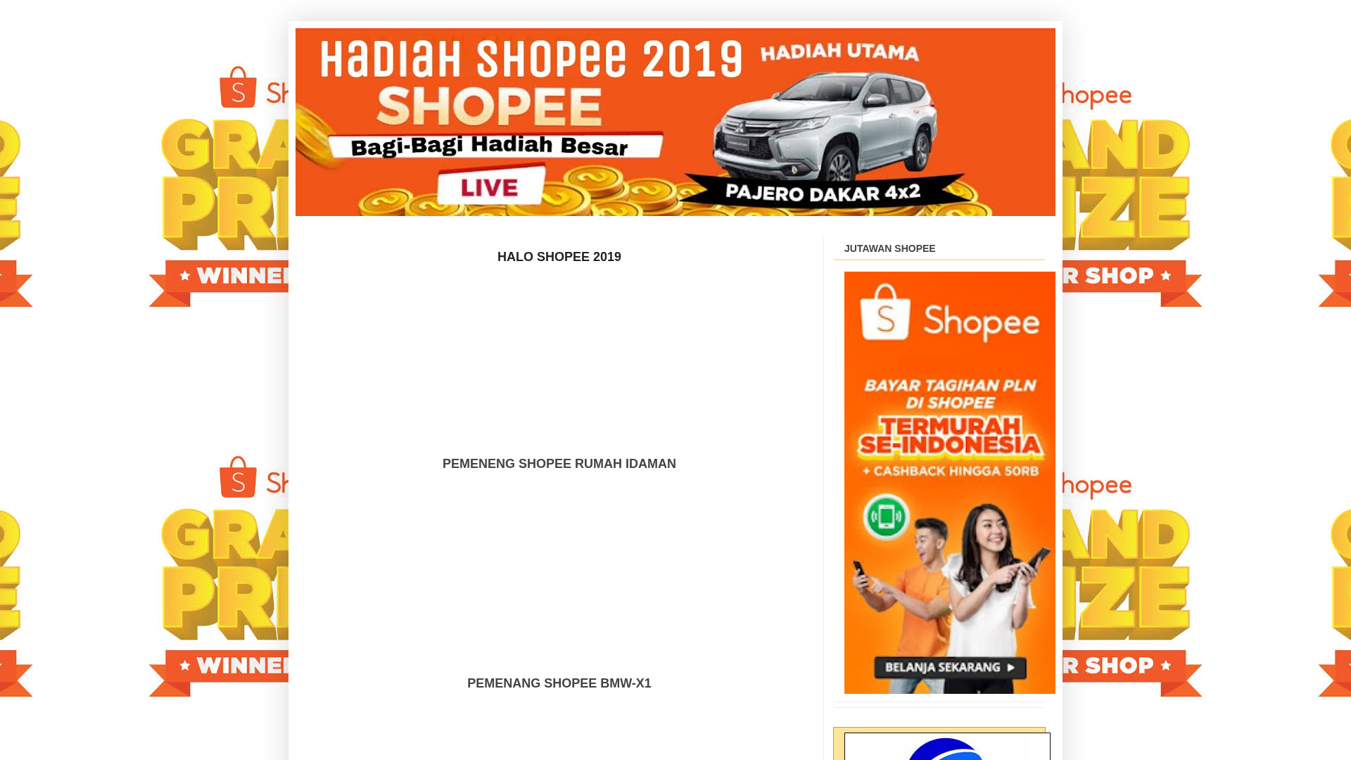 Screenshot of shopeejkt356.blogspot.com