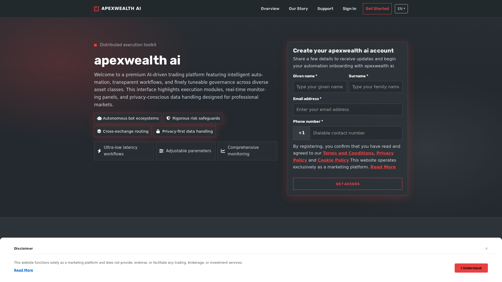 Screenshot of apexwealthai.pro