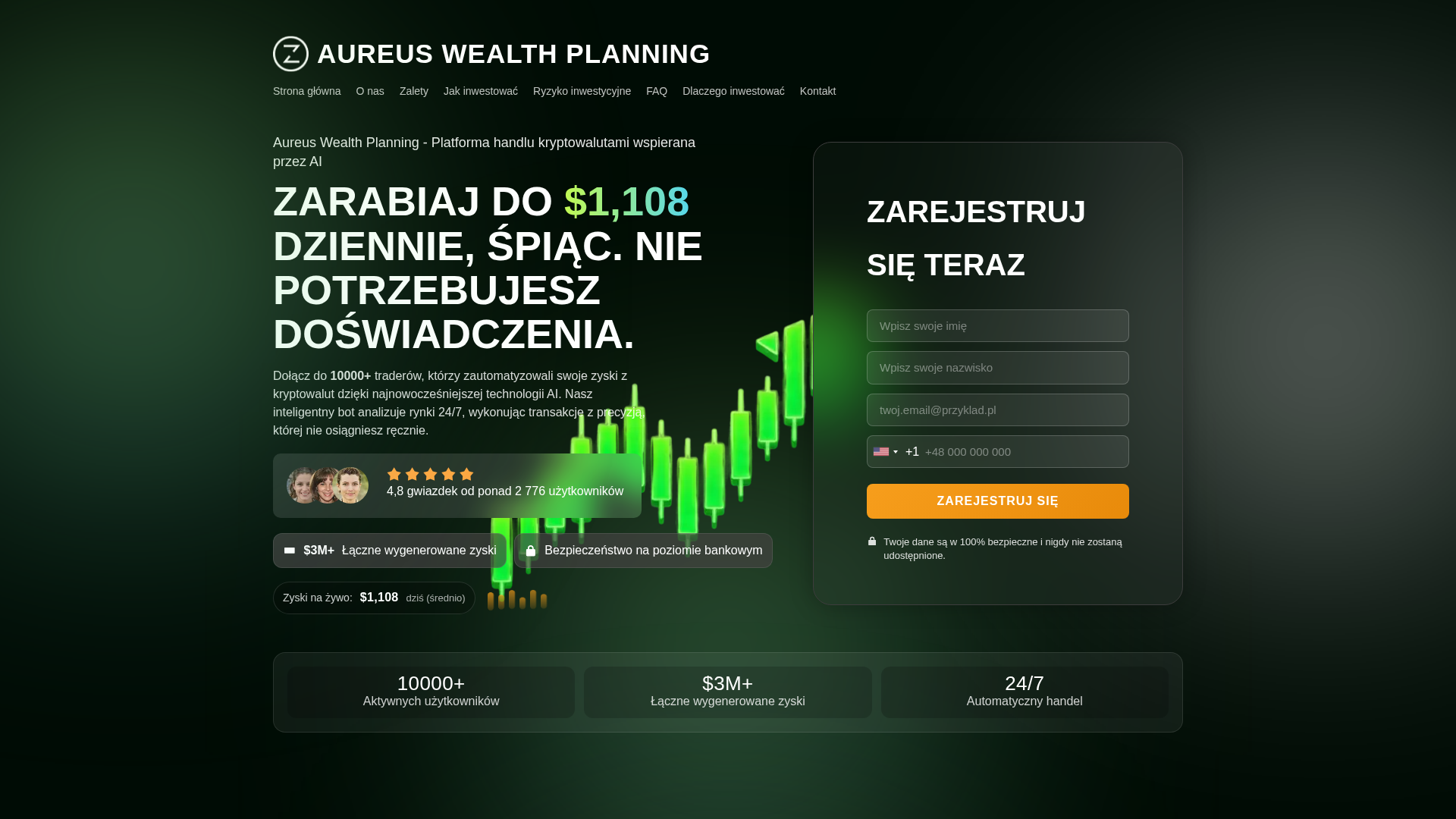 Screenshot of aureuswealthplanning.com