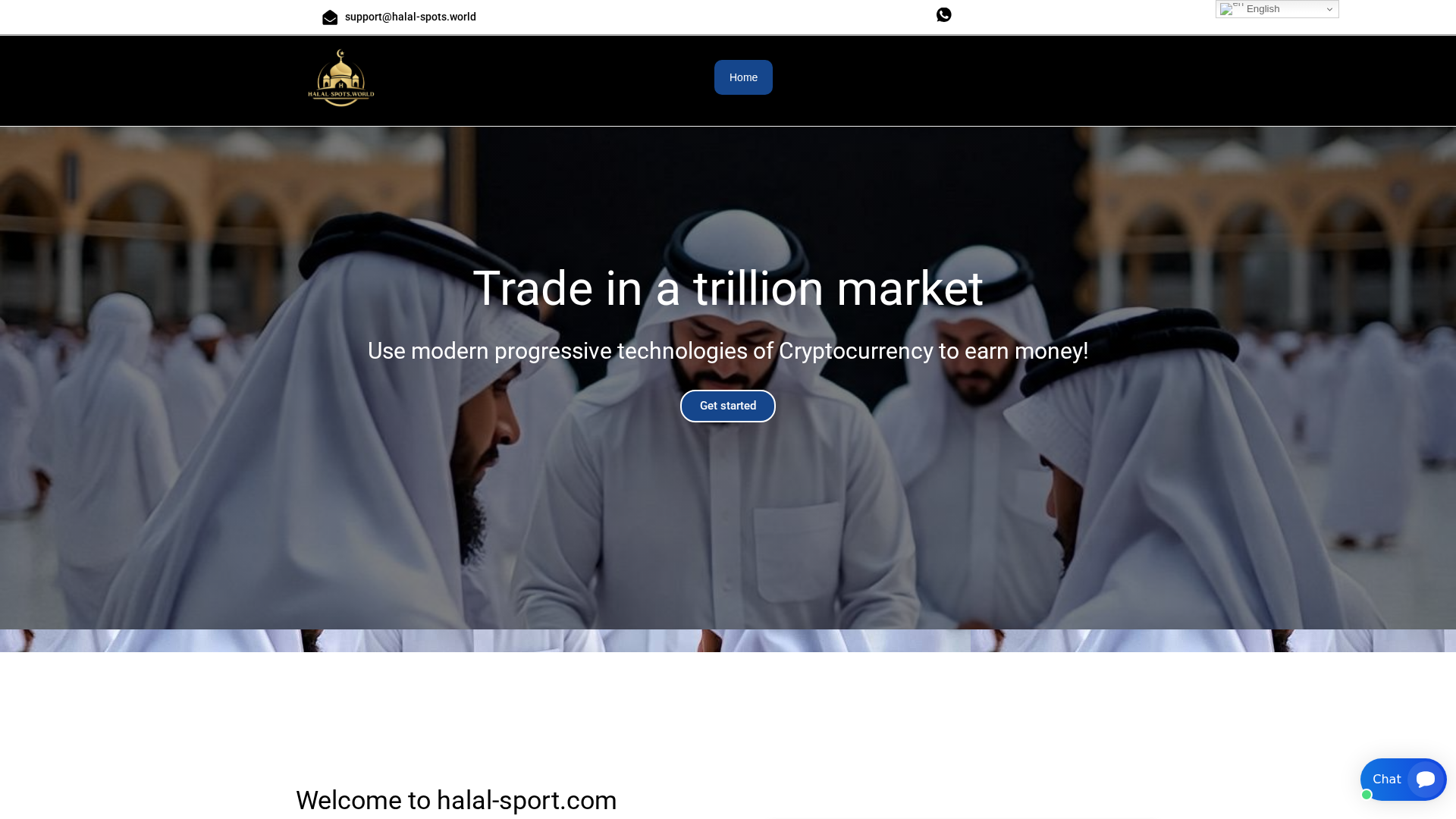 Screenshot of halal-sport.com