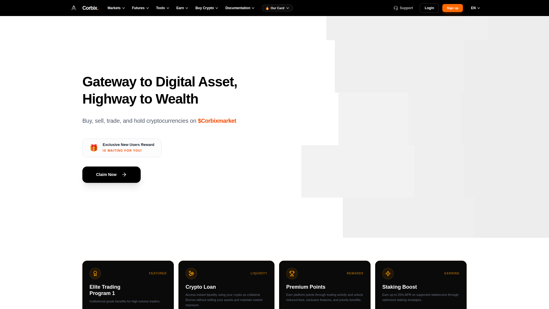 Screenshot of corbixmarket.com