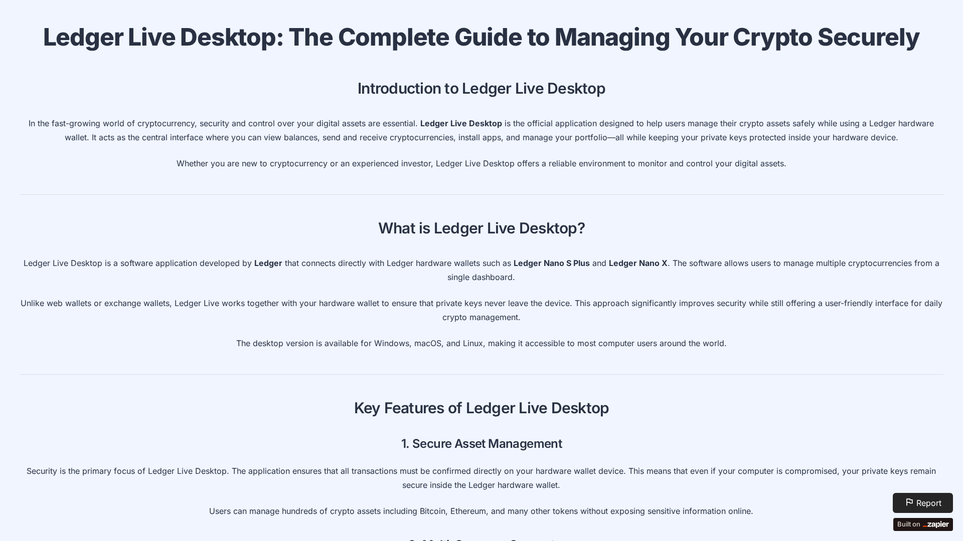 Screenshot of official-livdesktop.zapier.app