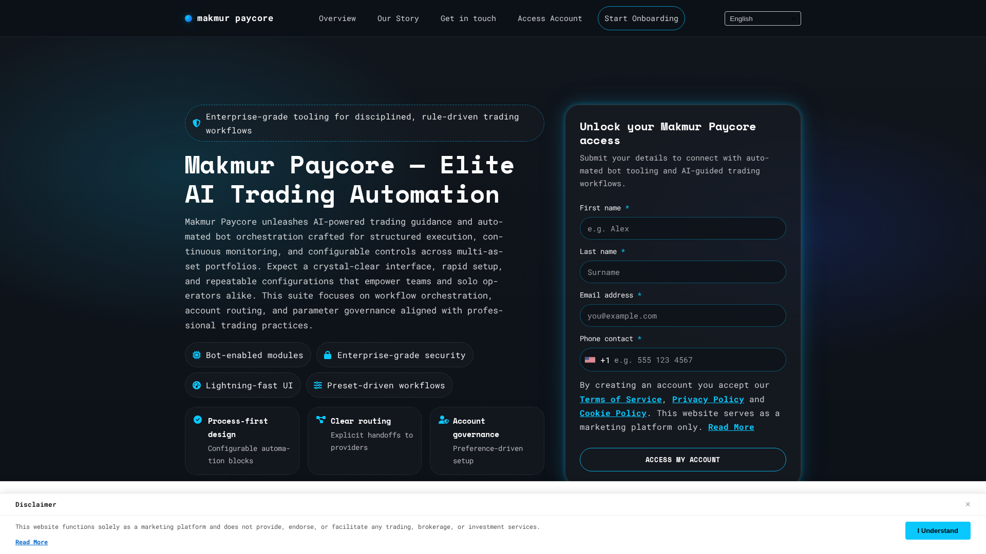 Screenshot of makmurpaycore.shop