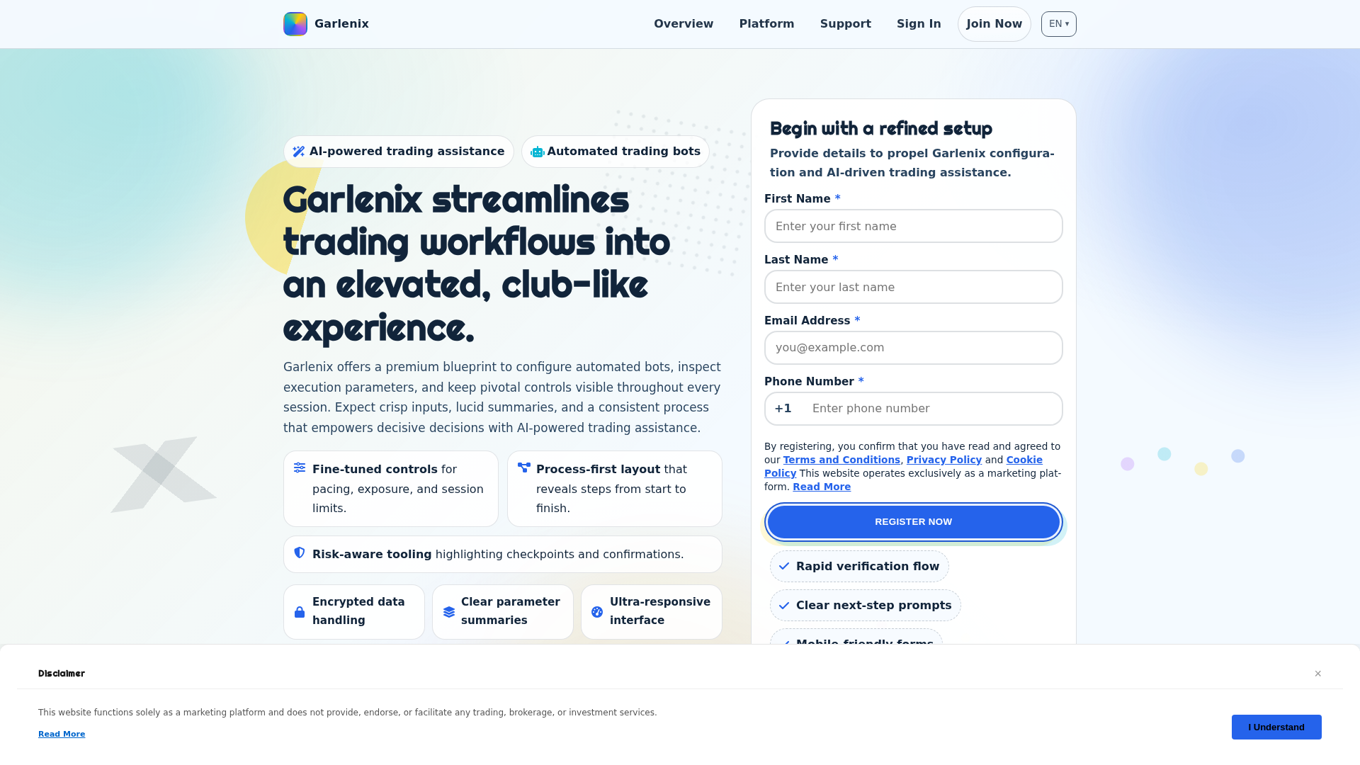 Screenshot of garlenix-soft.com
