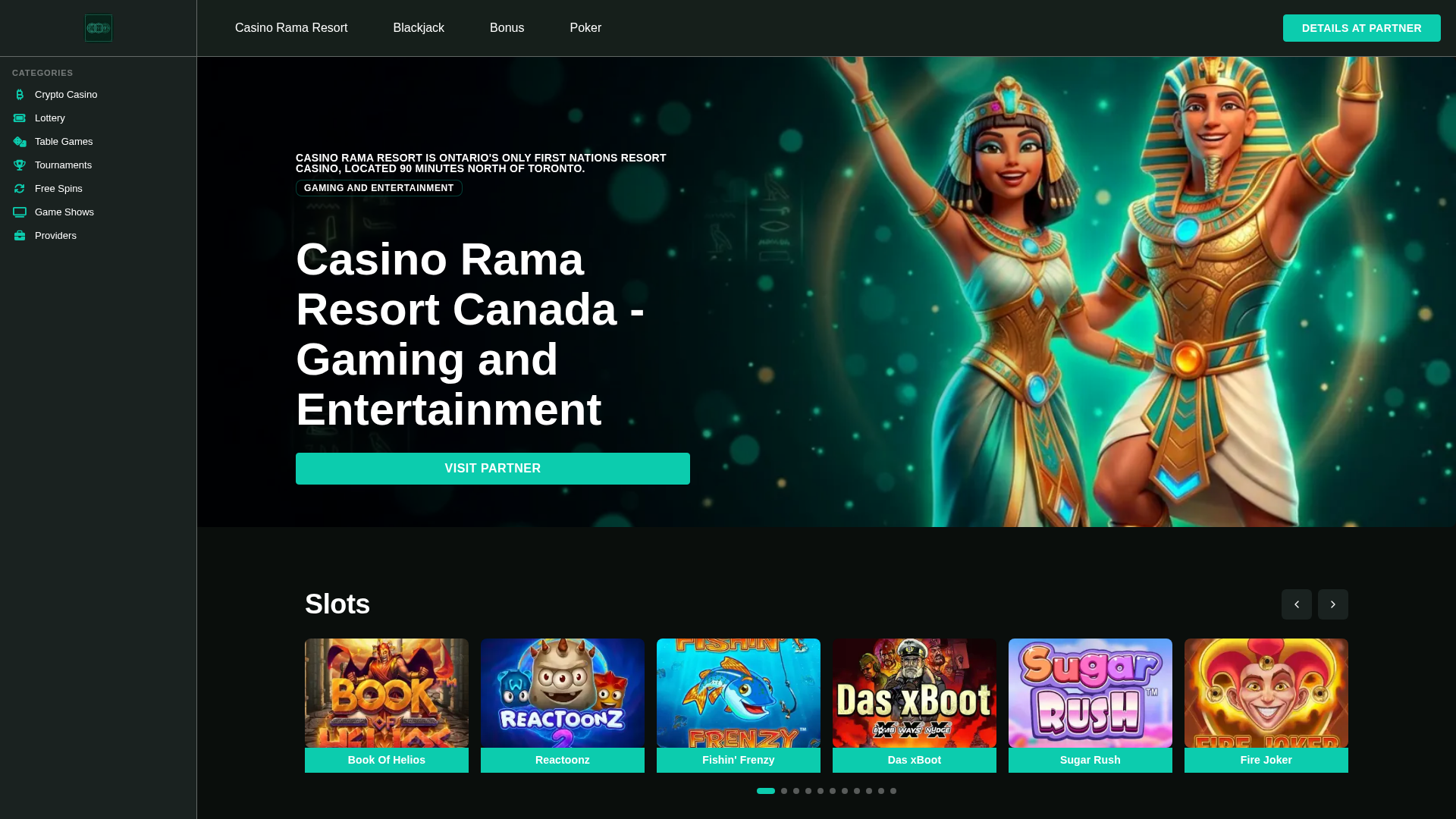 Screenshot of ramawins.com