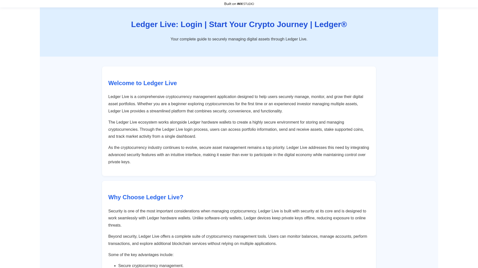 Screenshot of lrsgrd-live.wixstudio.com