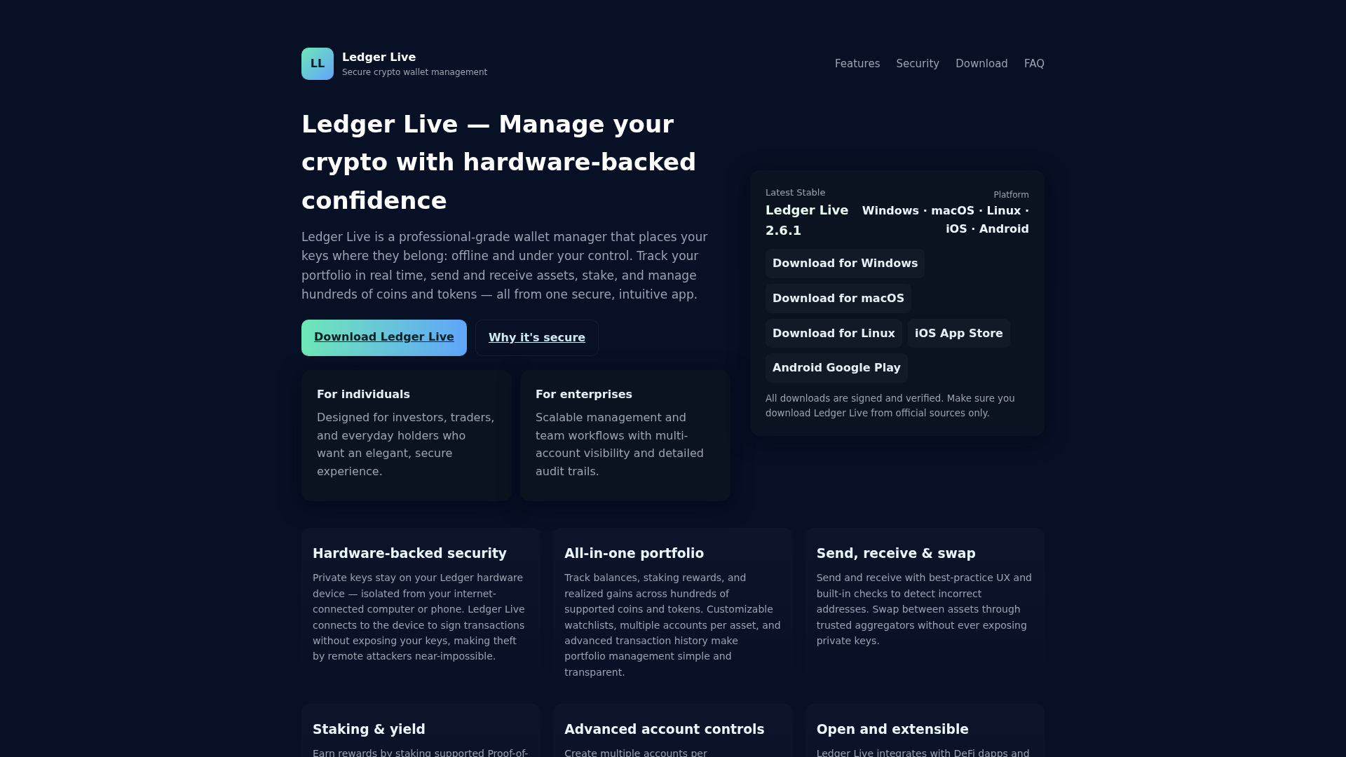 Screenshot of ledger-live-start-cmt.pages.dev