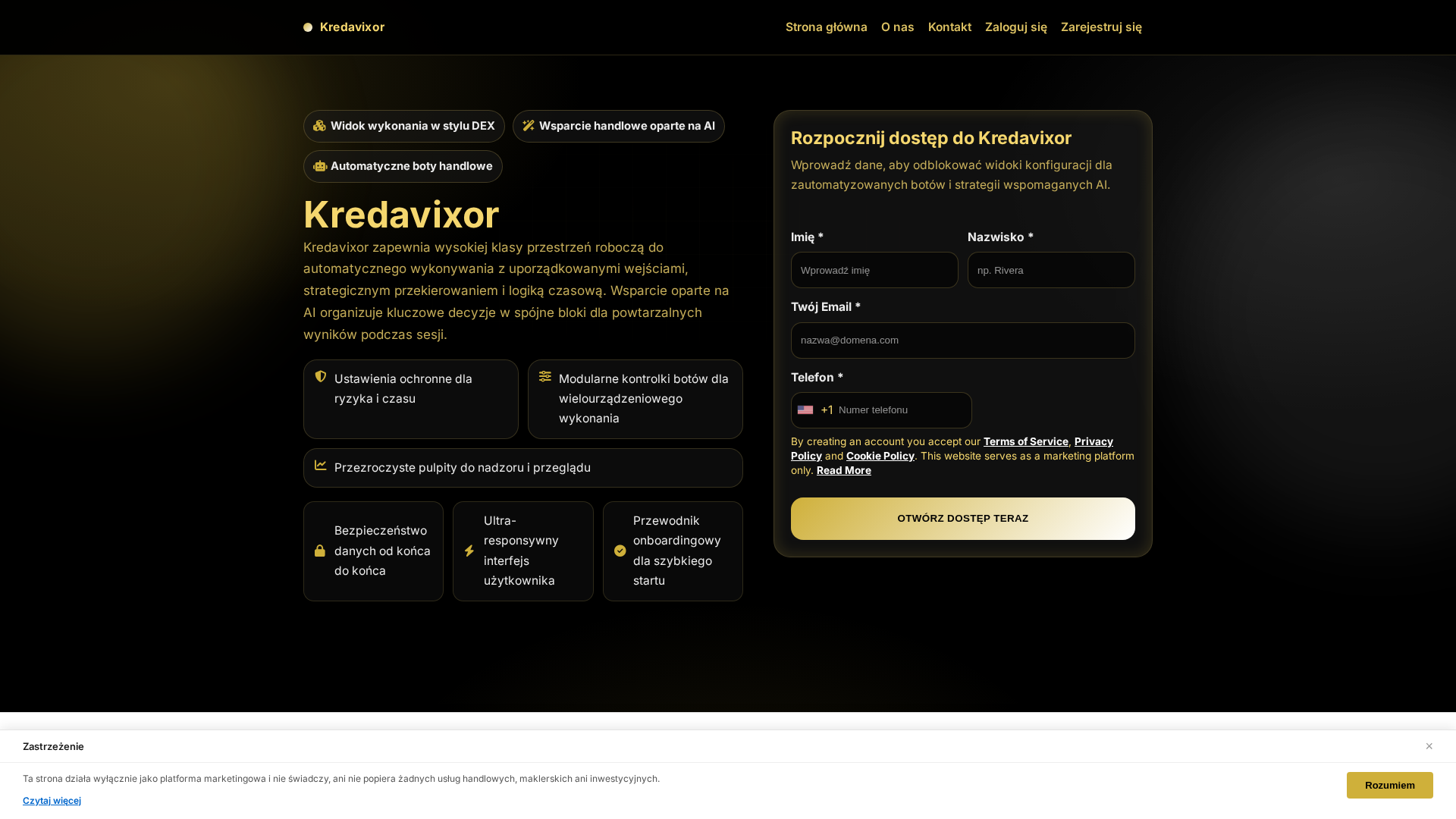 Screenshot of kredavixor.digital