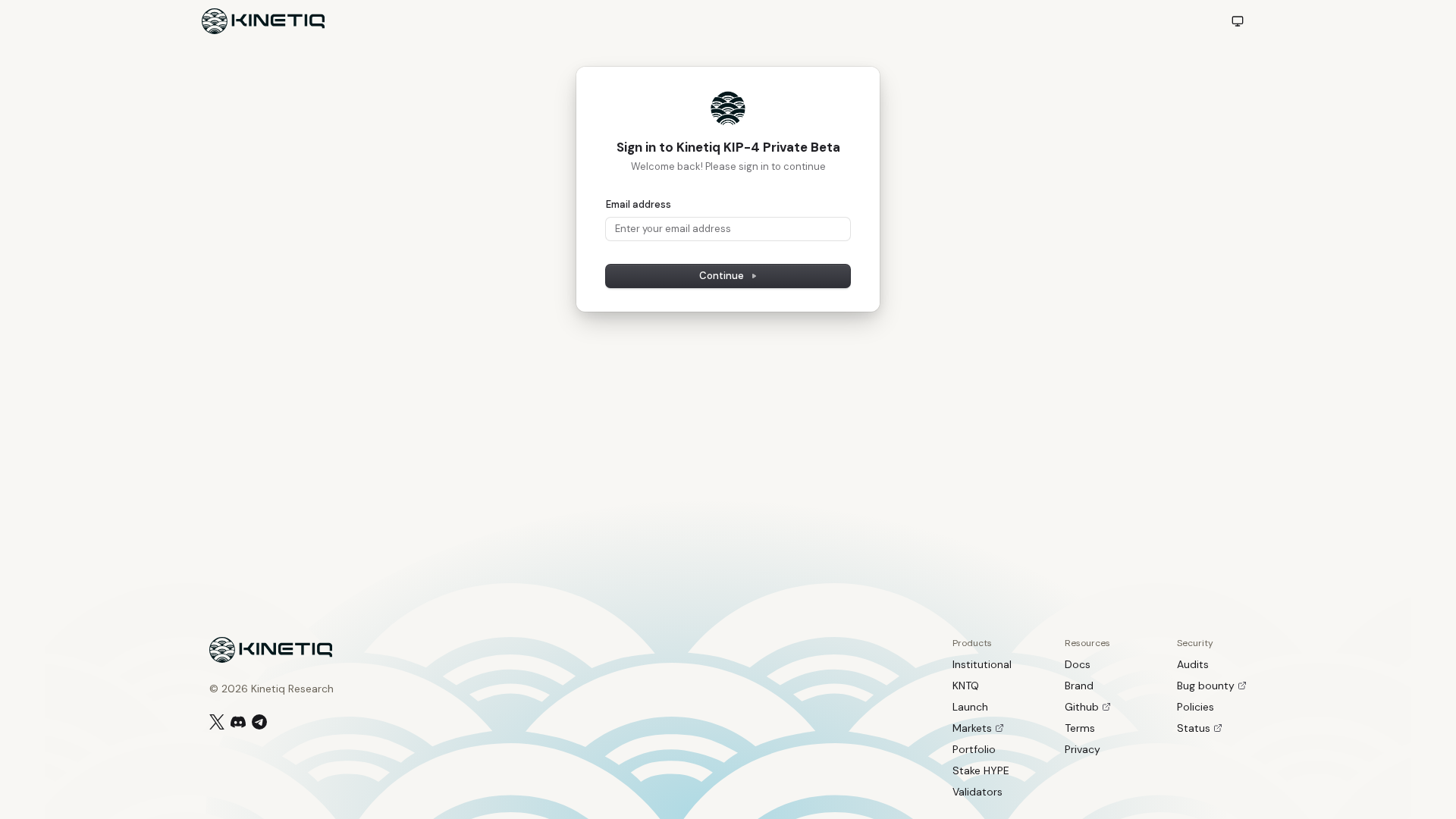 Screenshot of kinetiq-kip4.xyz