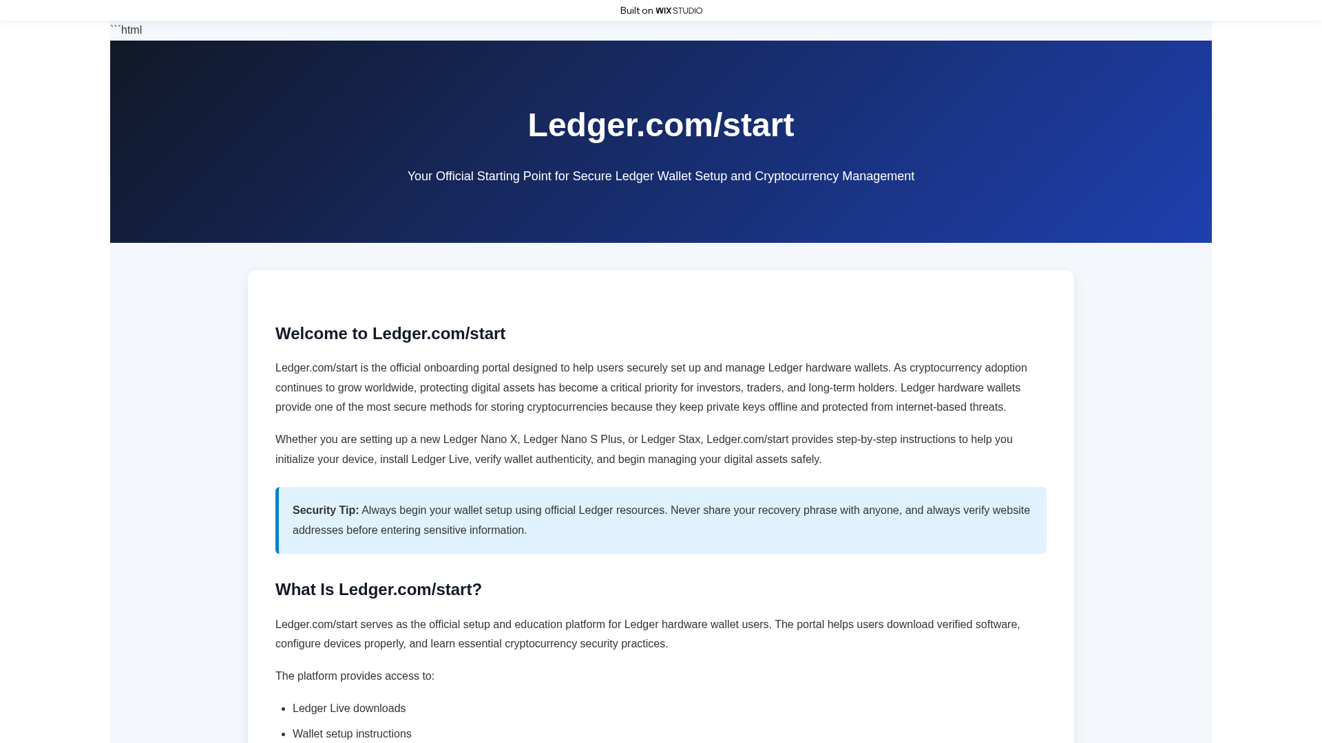 Screenshot of cloud-visit.wixstudio.com