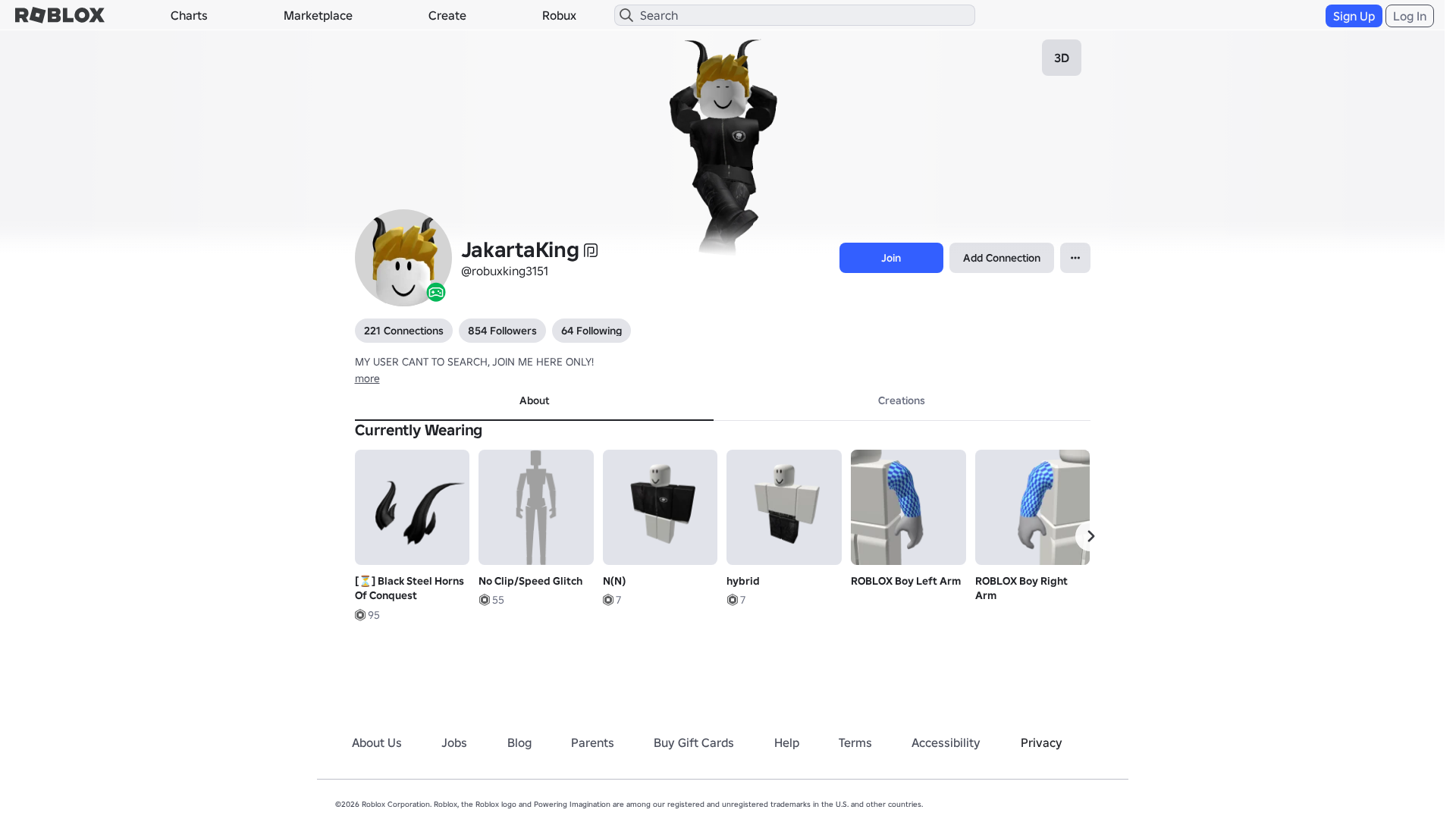 Screenshot of www.roblox.com.ml