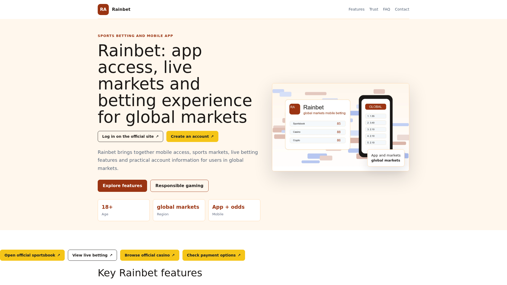 Screenshot of rainbet.news