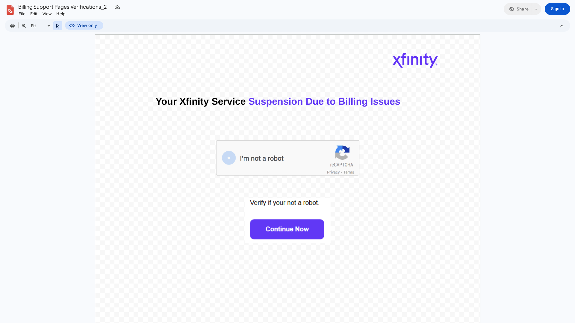 Screenshot of docs.google.com