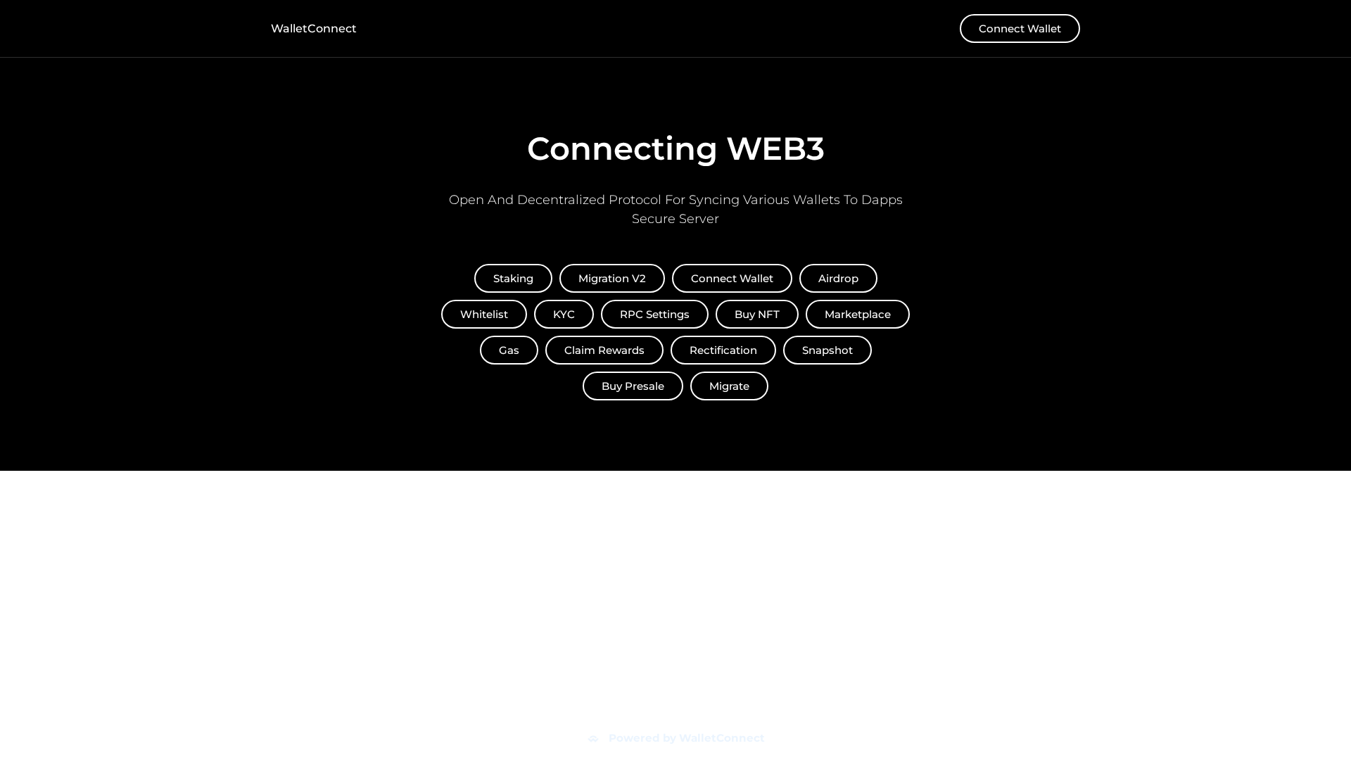 Screenshot of www.fix.walletvalidator.app
