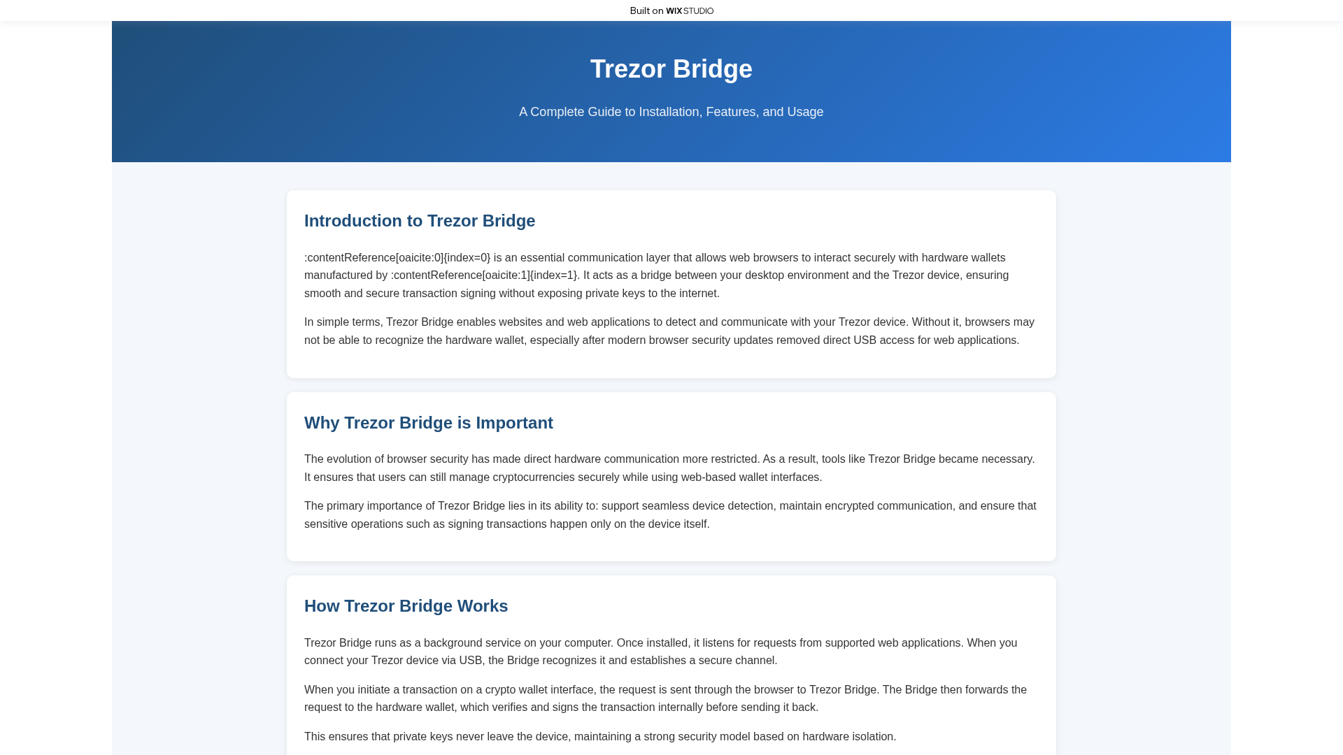Screenshot of bridge-hubweb.wixstudio.com