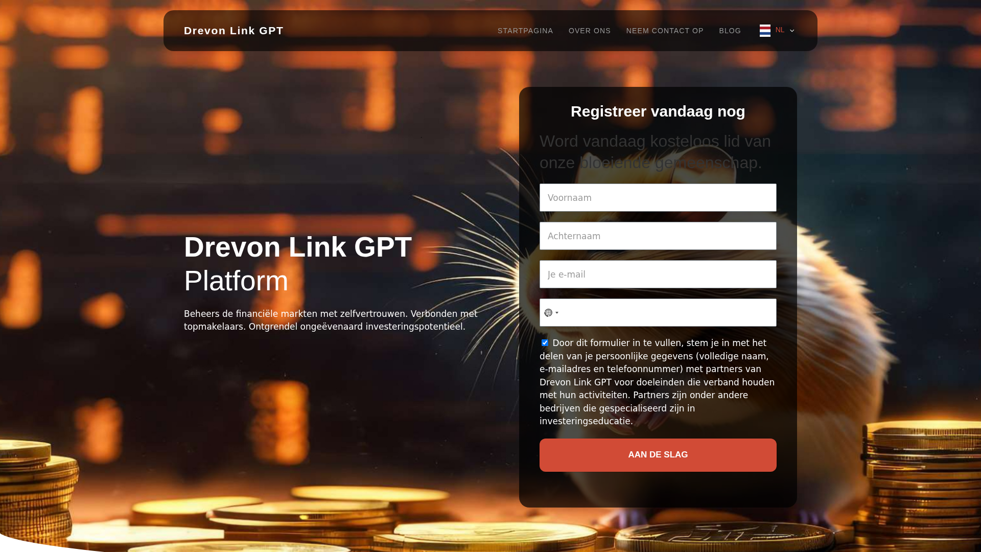 Screenshot of thedrevonlinkgpt.com
