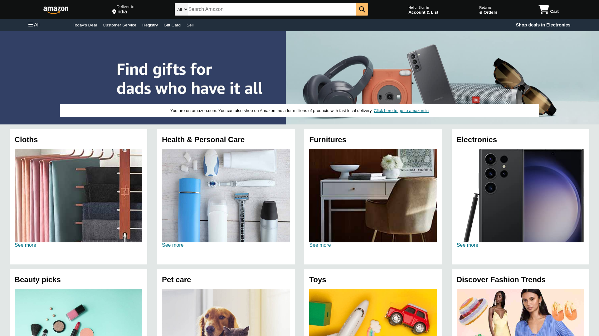 Screenshot of amazon-clone-seven-alpha.vercel.app