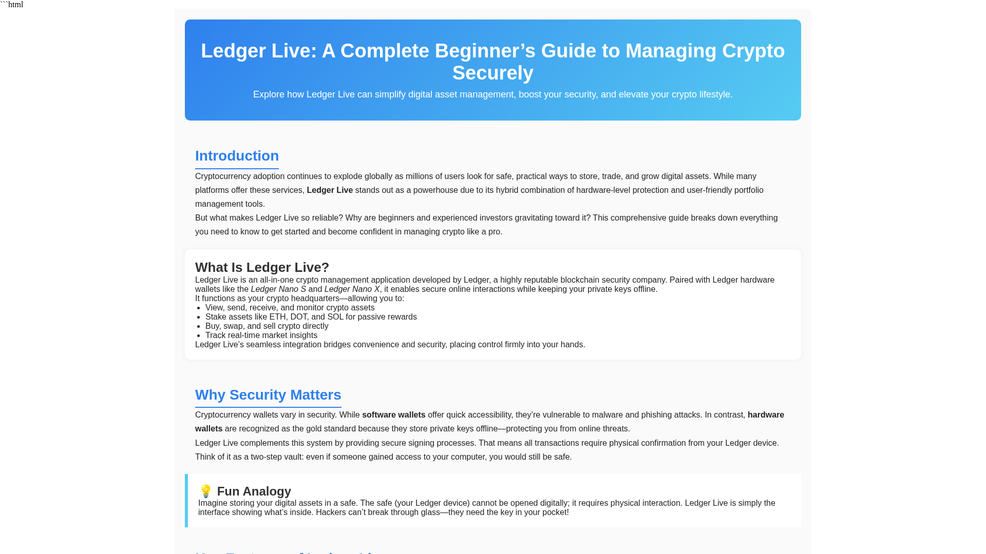 Screenshot of ledger-on-live.pages.dev