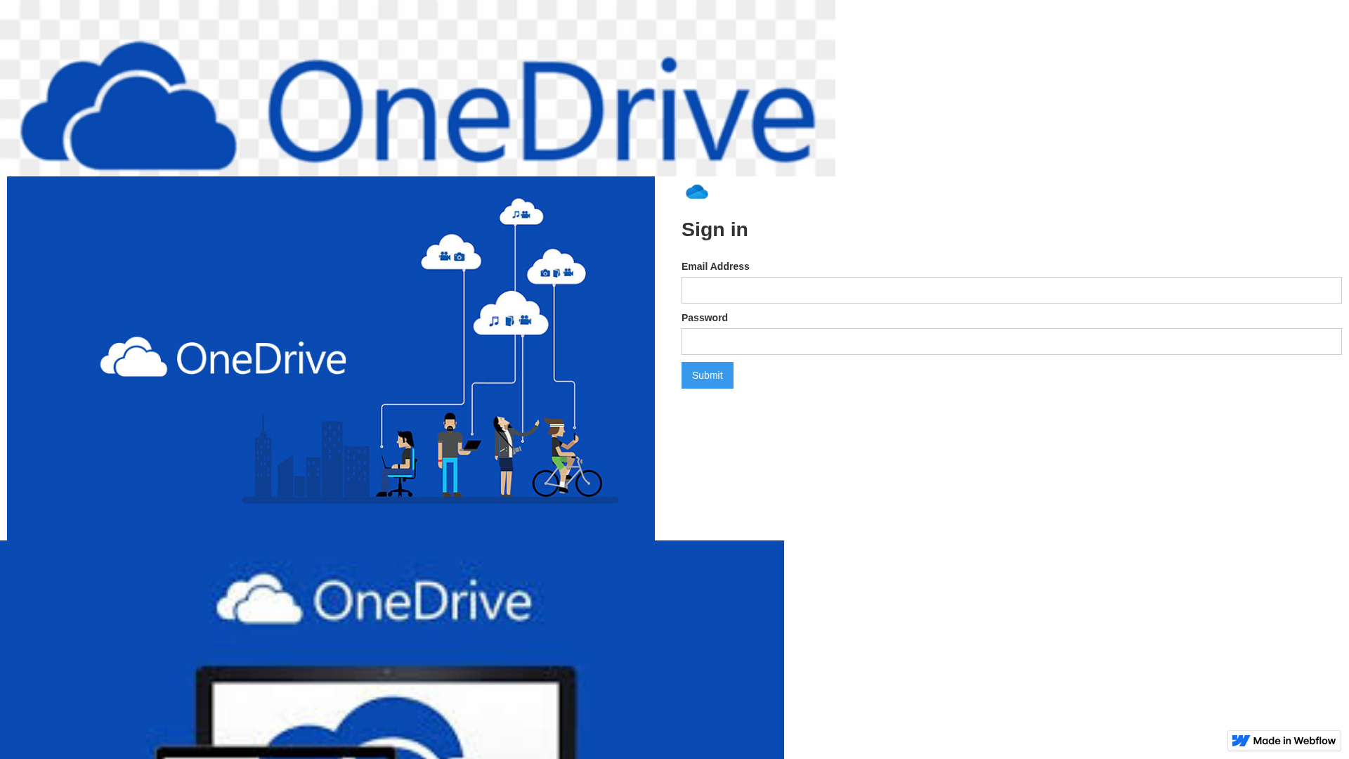 Screenshot of 01nedr1veshsaring354578m1cr0807t.webflow.io