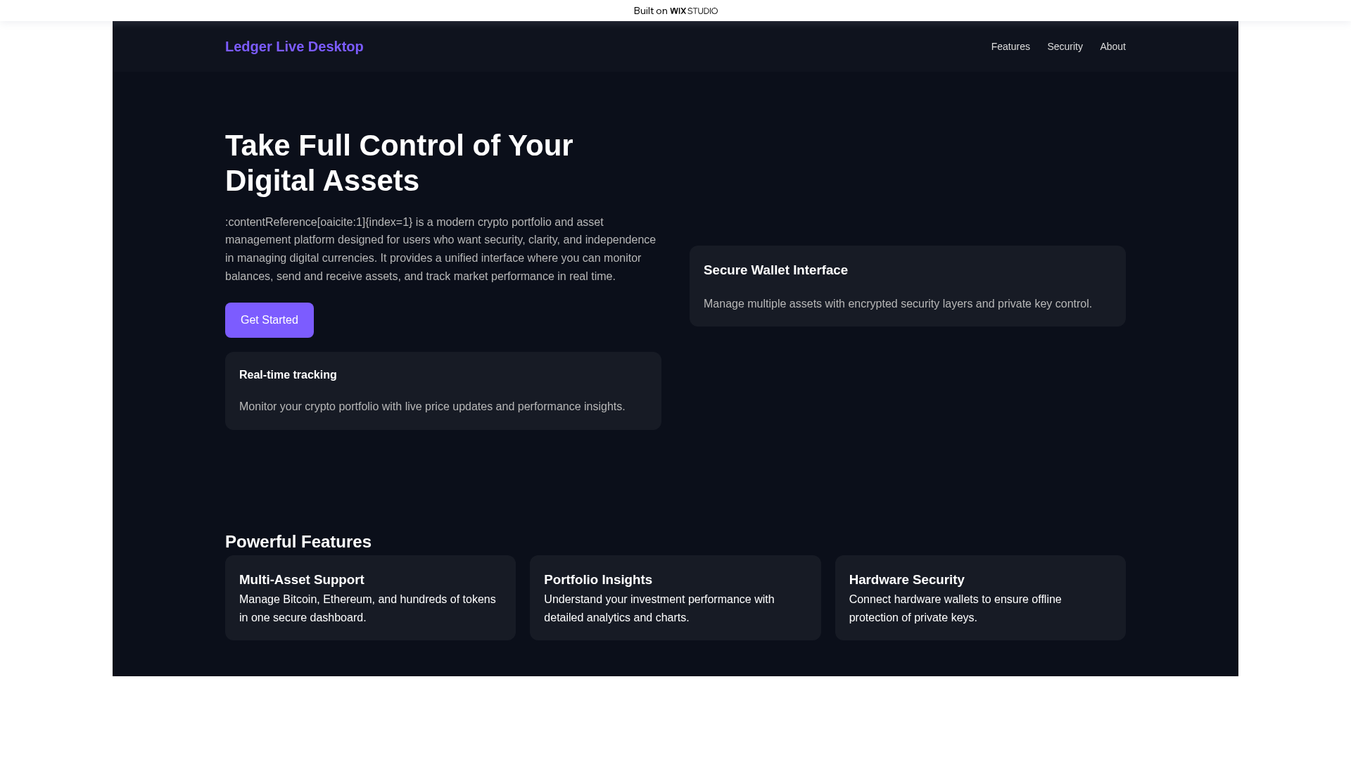 Screenshot of desktop-ledzerscdn.wixstudio.com