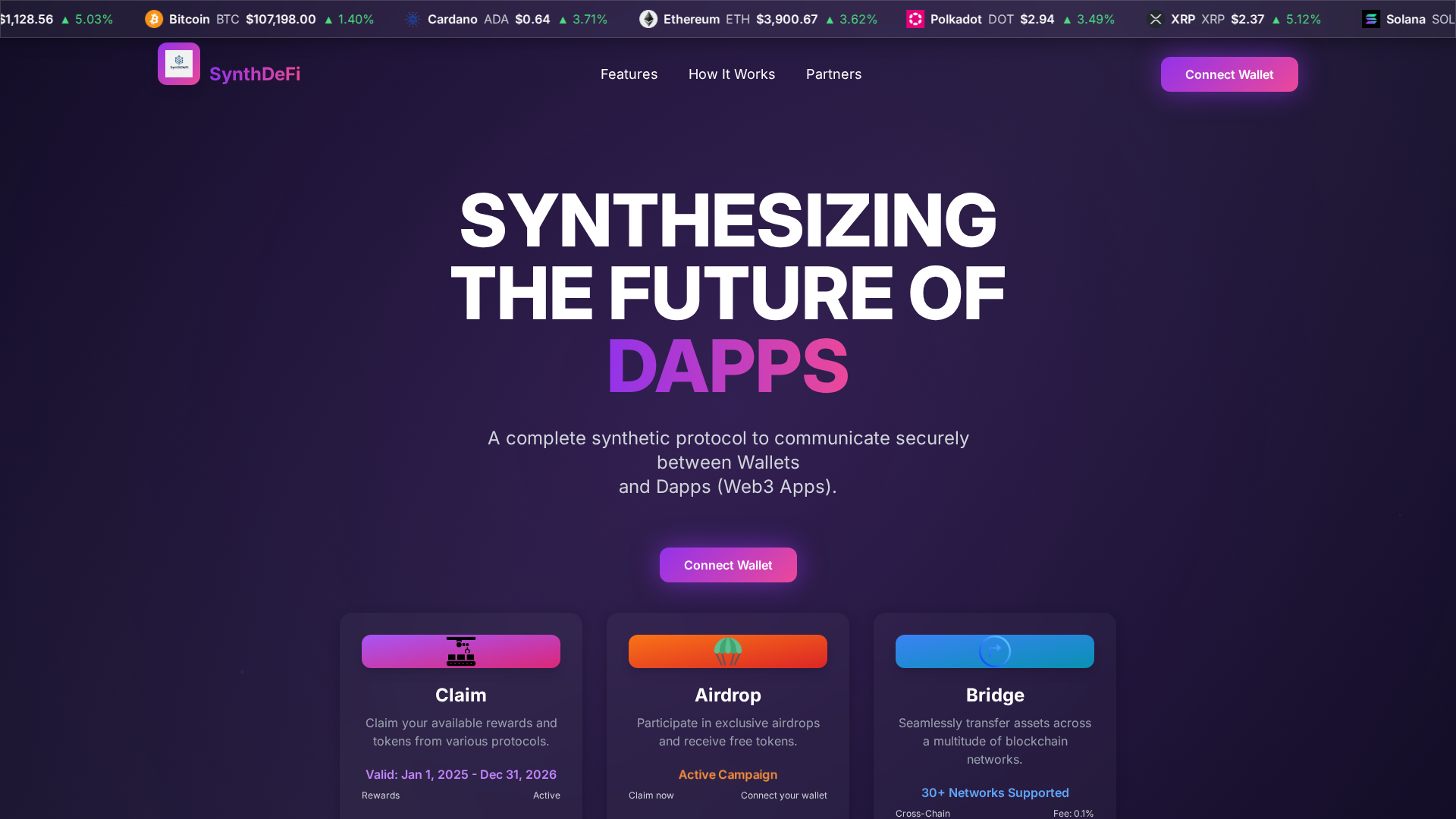 Screenshot of multinetsdecentralized.xyz