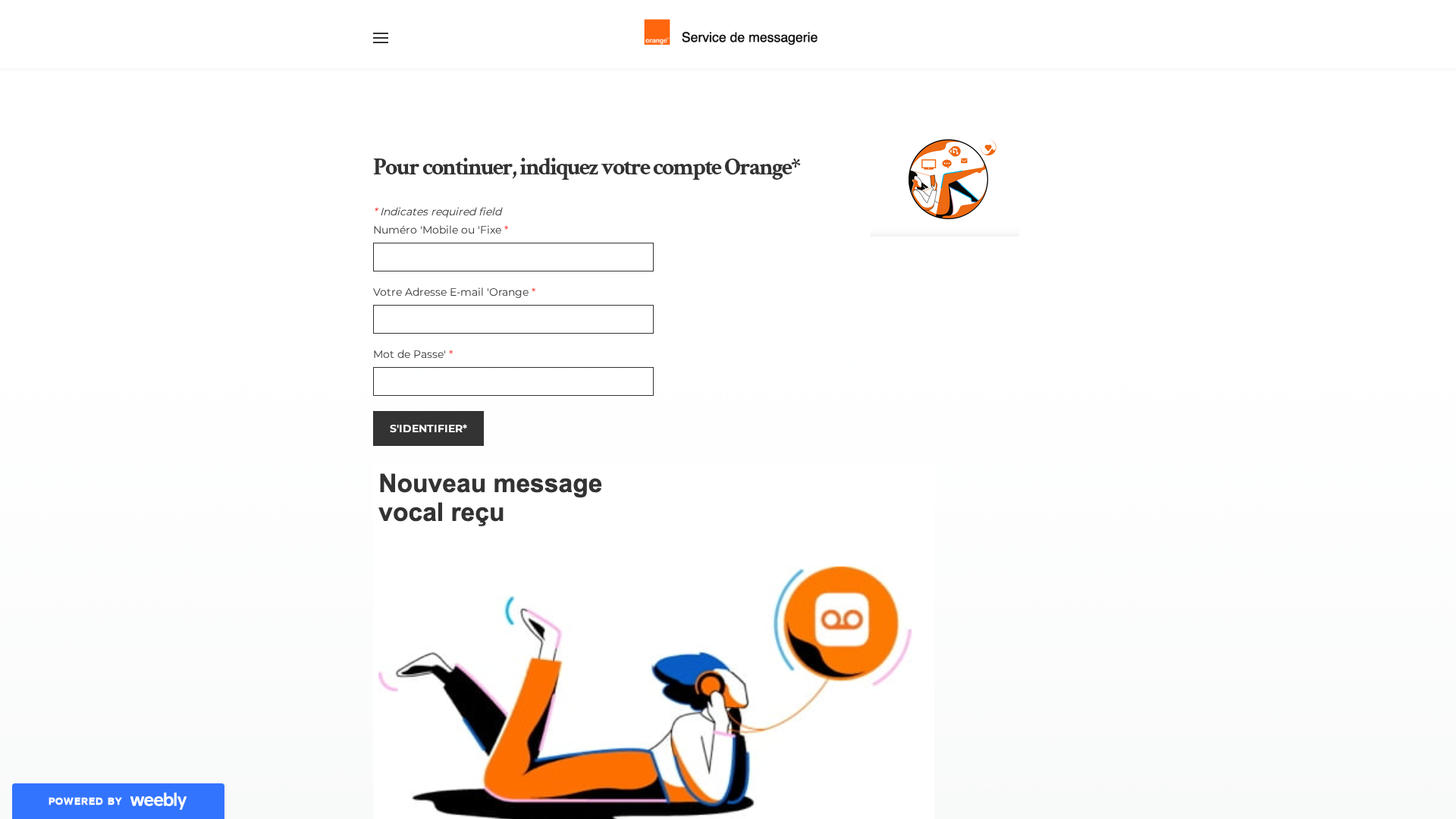 Screenshot of voicemailv0cal3900.weebly.com