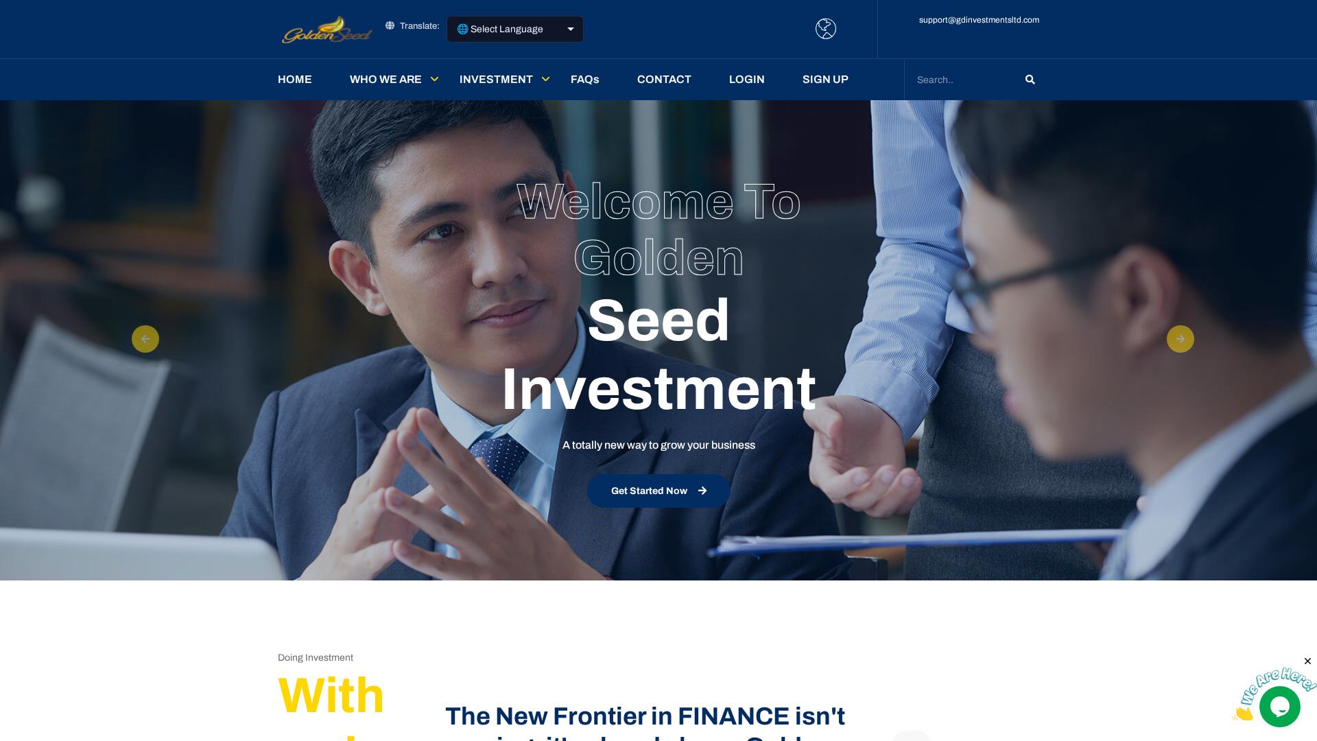 Screenshot of gdinvestmentltd.org
