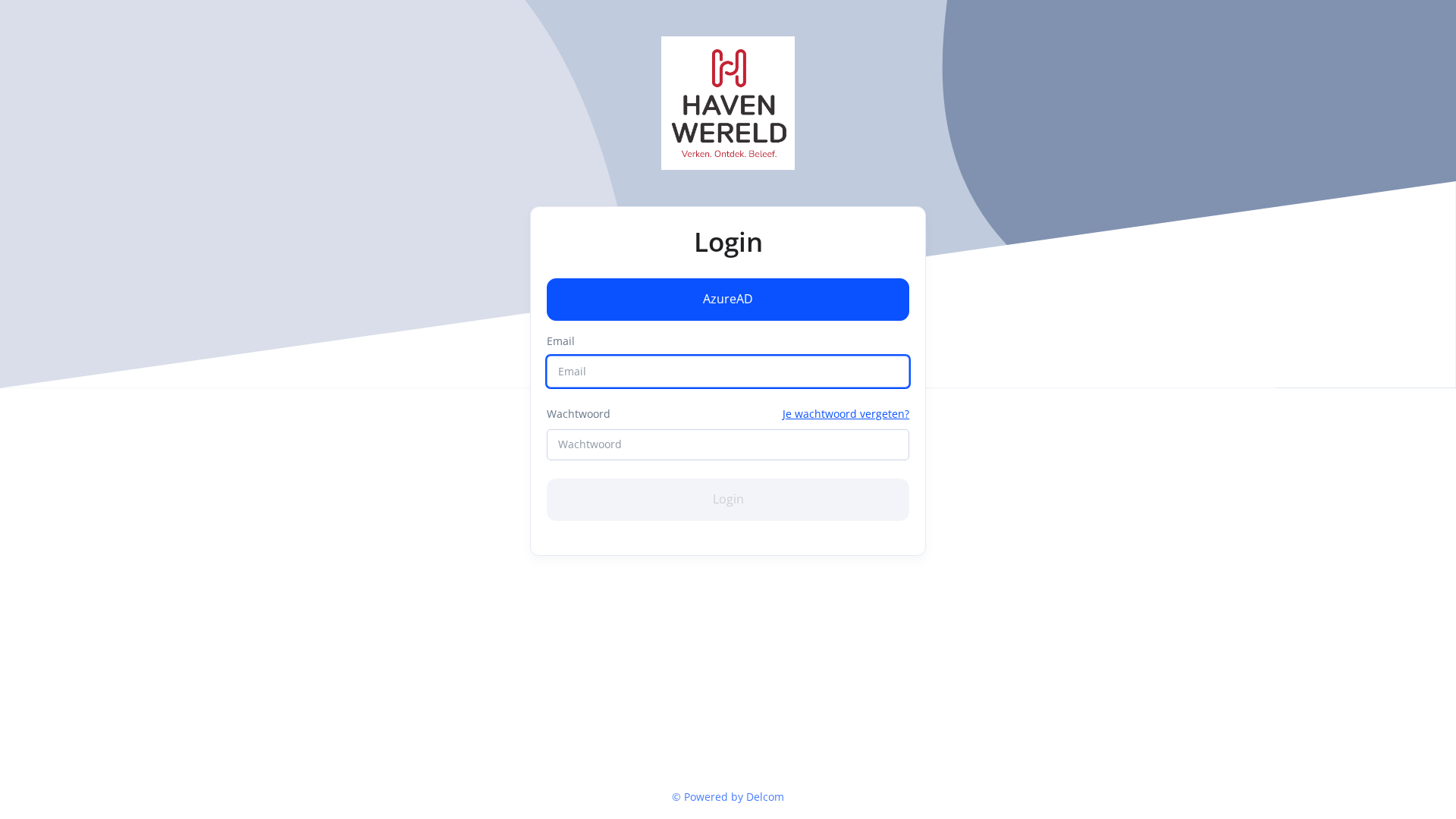 Screenshot of admin-portal.staging.havencentrum.delcom.nl
