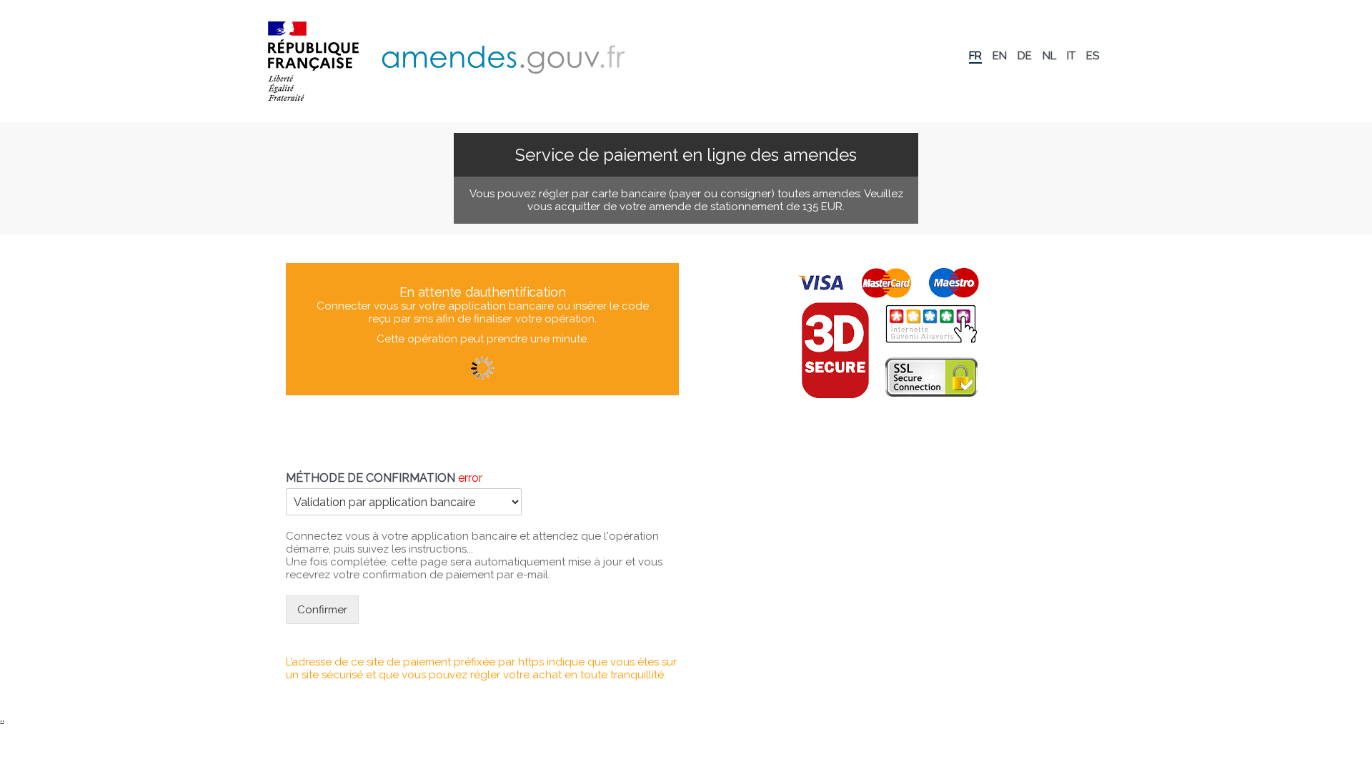 Screenshot of antai-info-amende-non-payer.wasmer.app