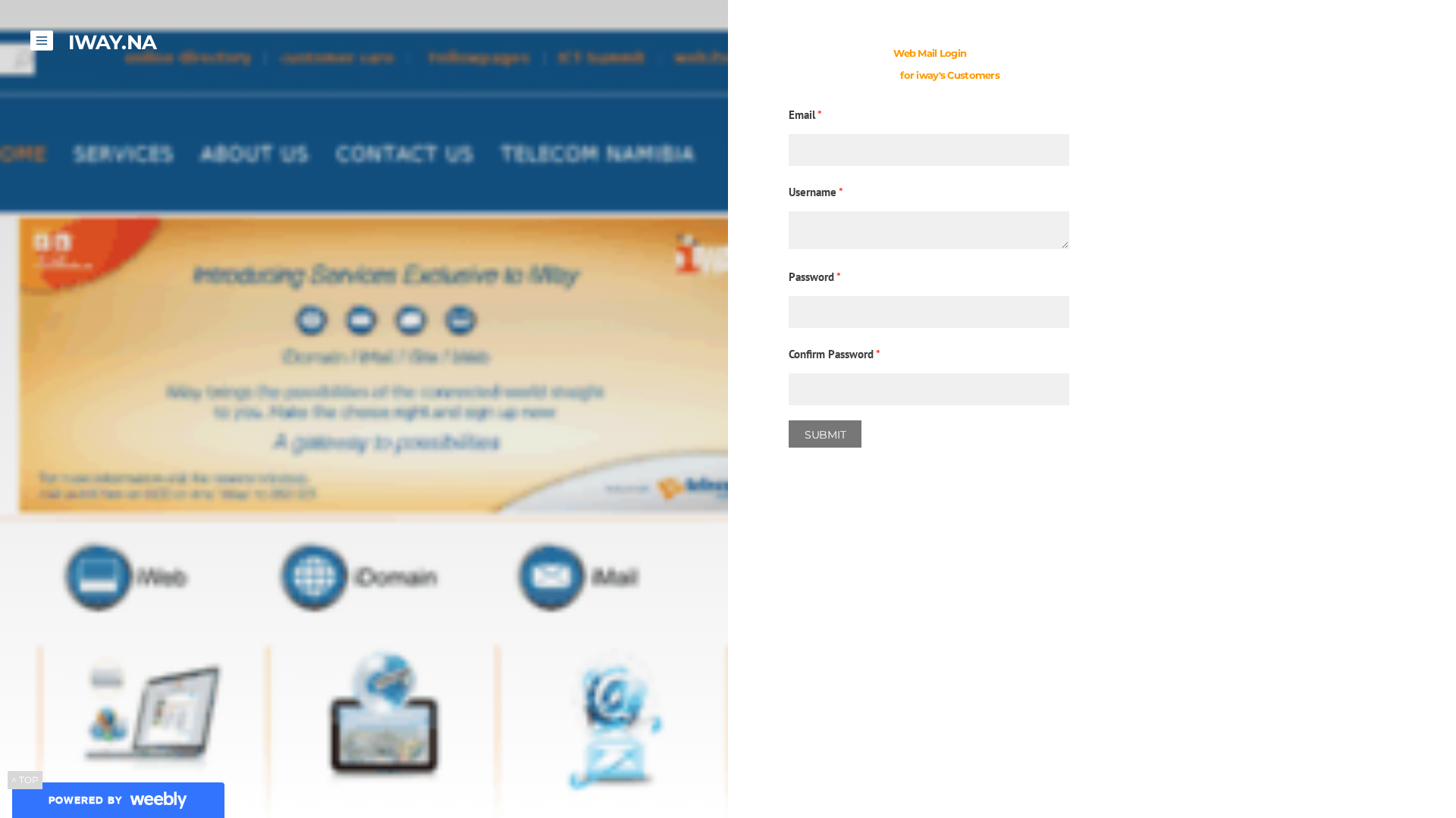 Screenshot of iway-na.weebly.com