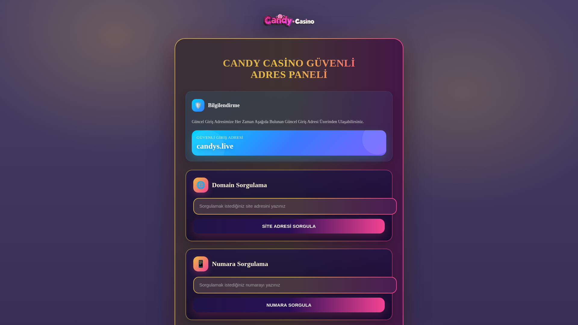 Screenshot of candykontrol.com