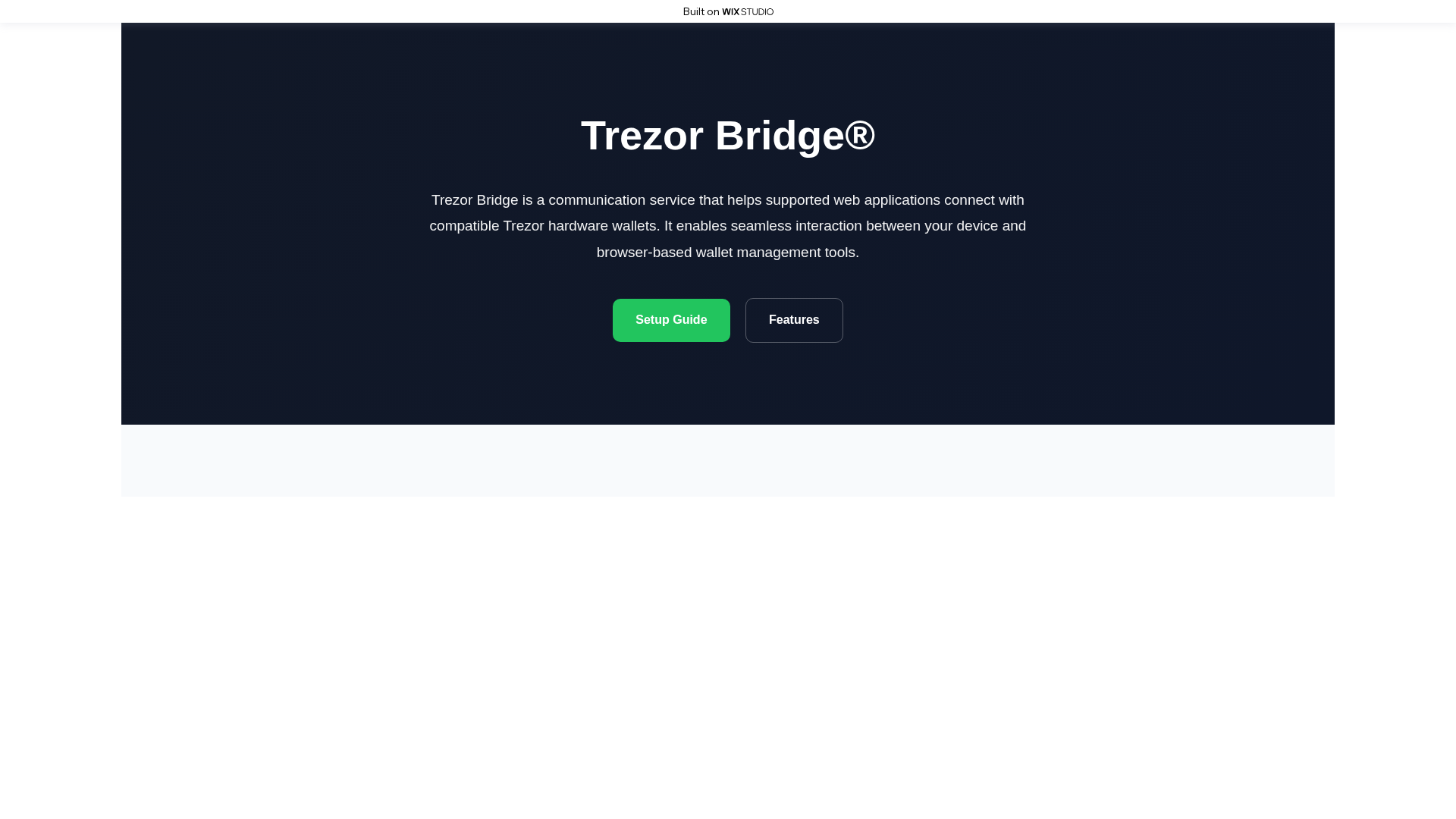 Screenshot of bridge-globalcdn.wixstudio.com
