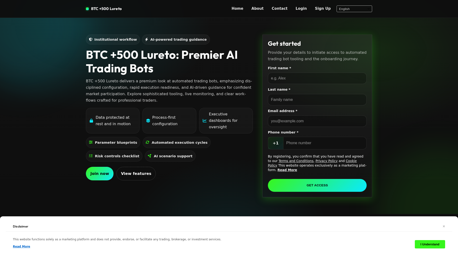 Screenshot of btc-500luretoplatform.com