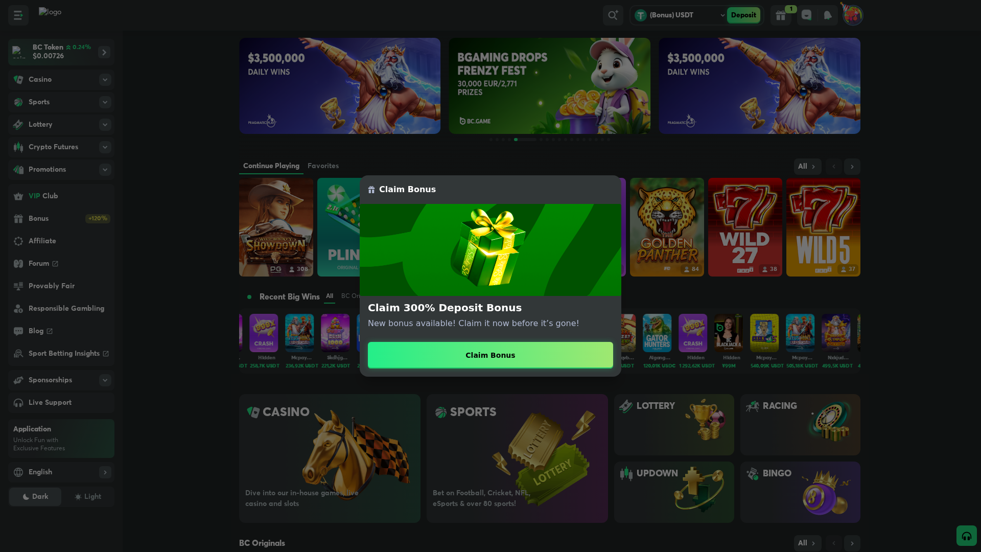 Screenshot of bc.claims