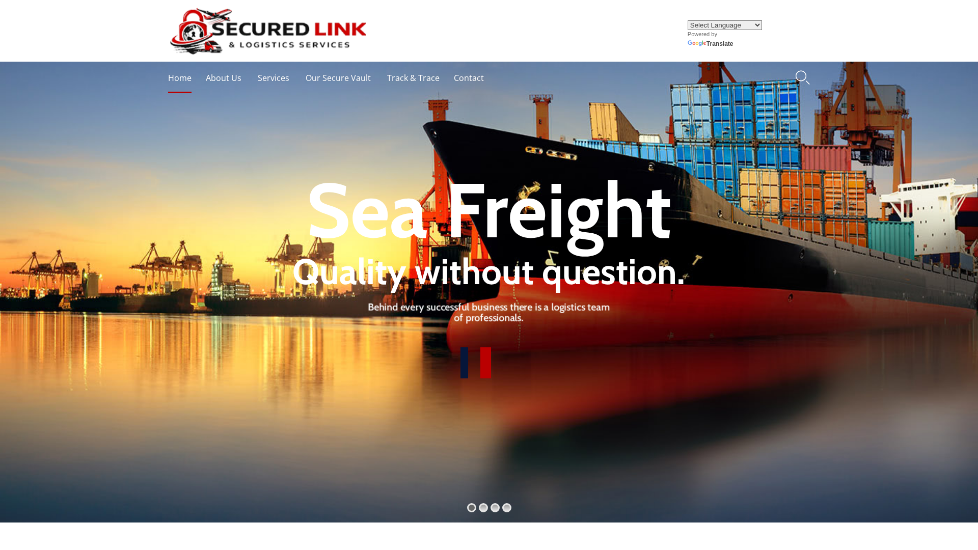 Screenshot of securedlinkexpress.com