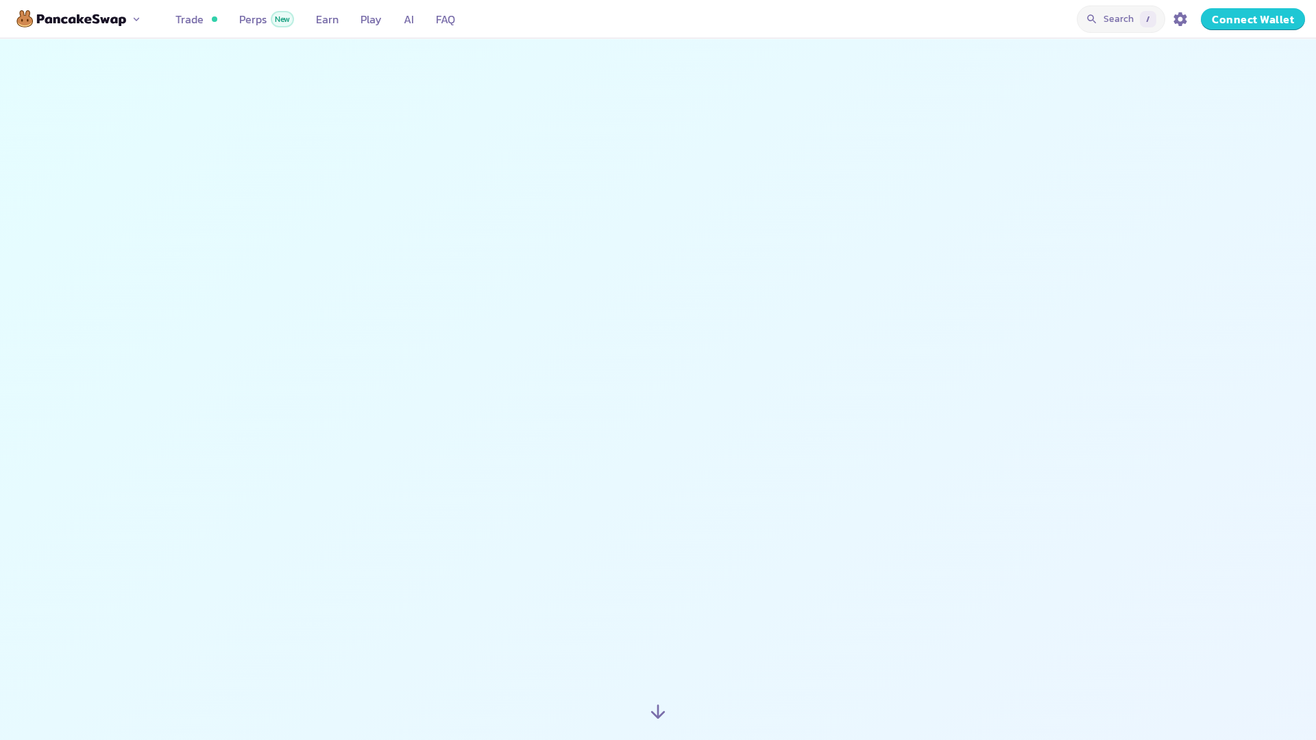 Screenshot of web3.pancake.run