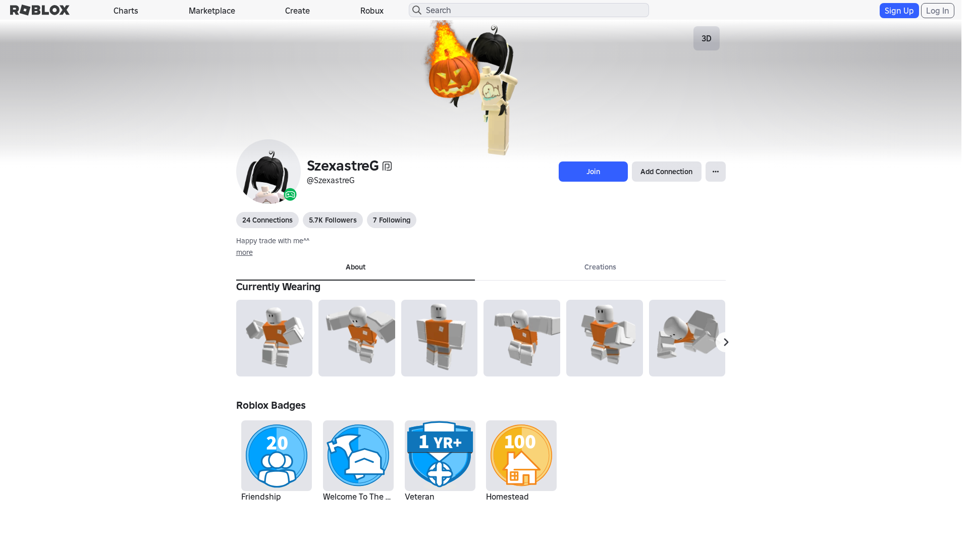 Screenshot of roblox.ly
