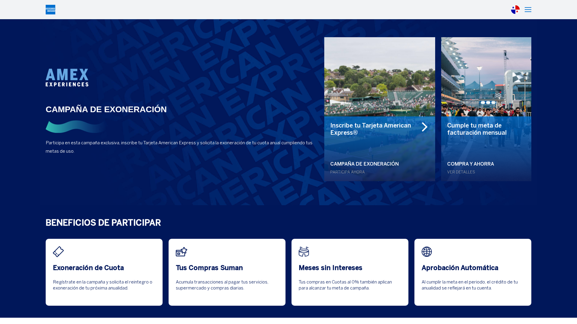 Screenshot of amex-caspua.com