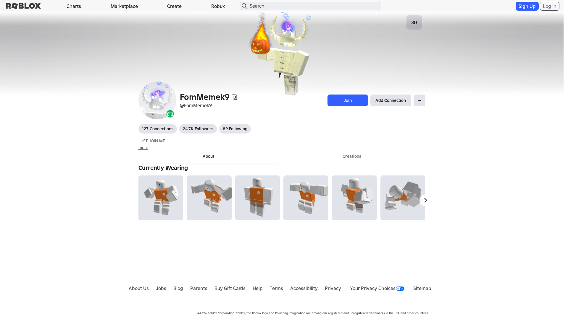 Screenshot of roblox.ly