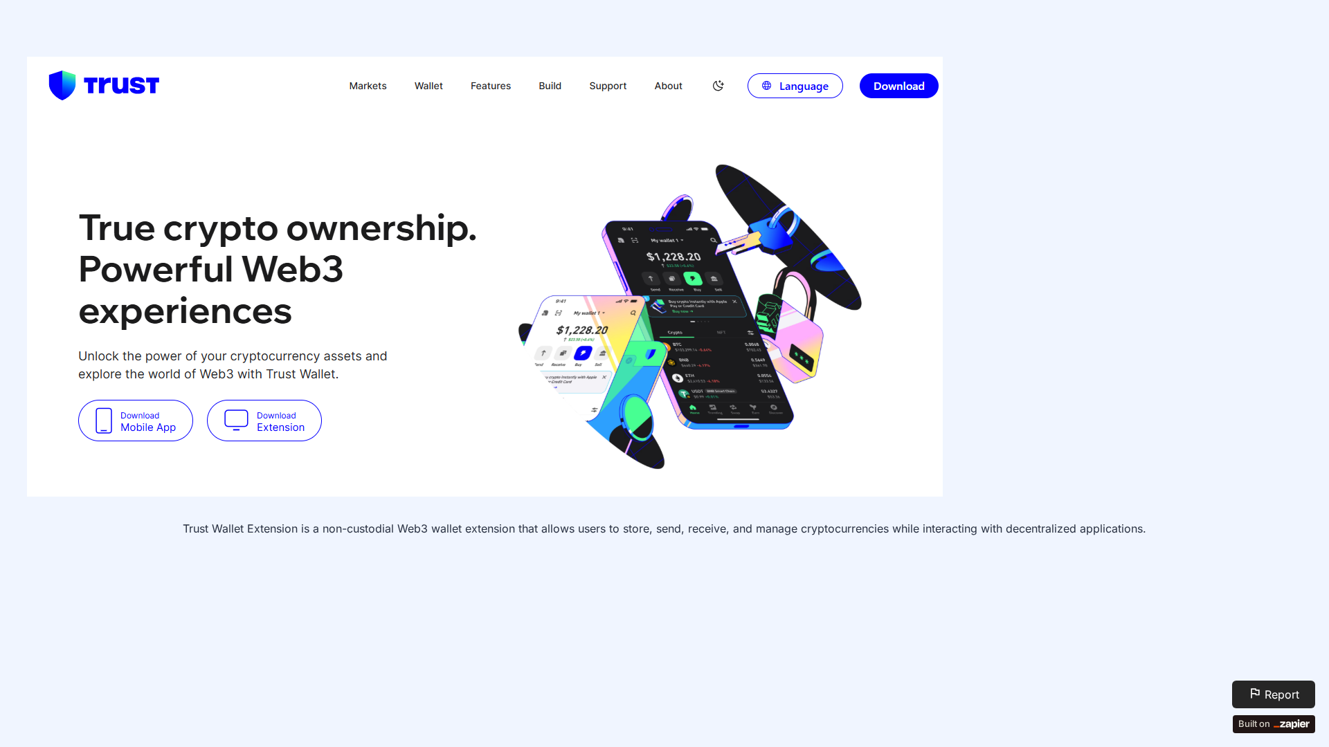 Screenshot of wellat-trust.zapier.app