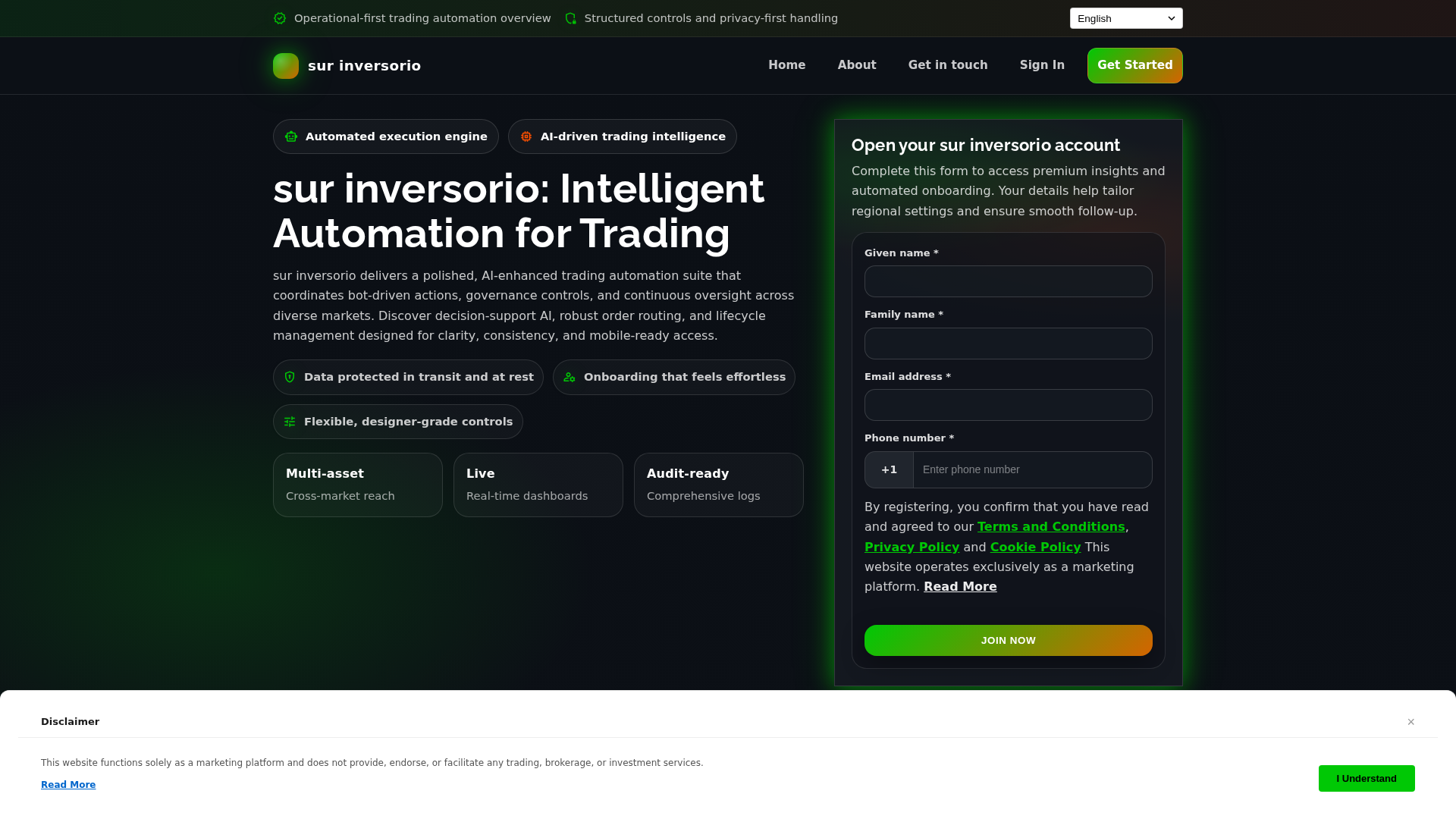 Screenshot of surinversorio.click