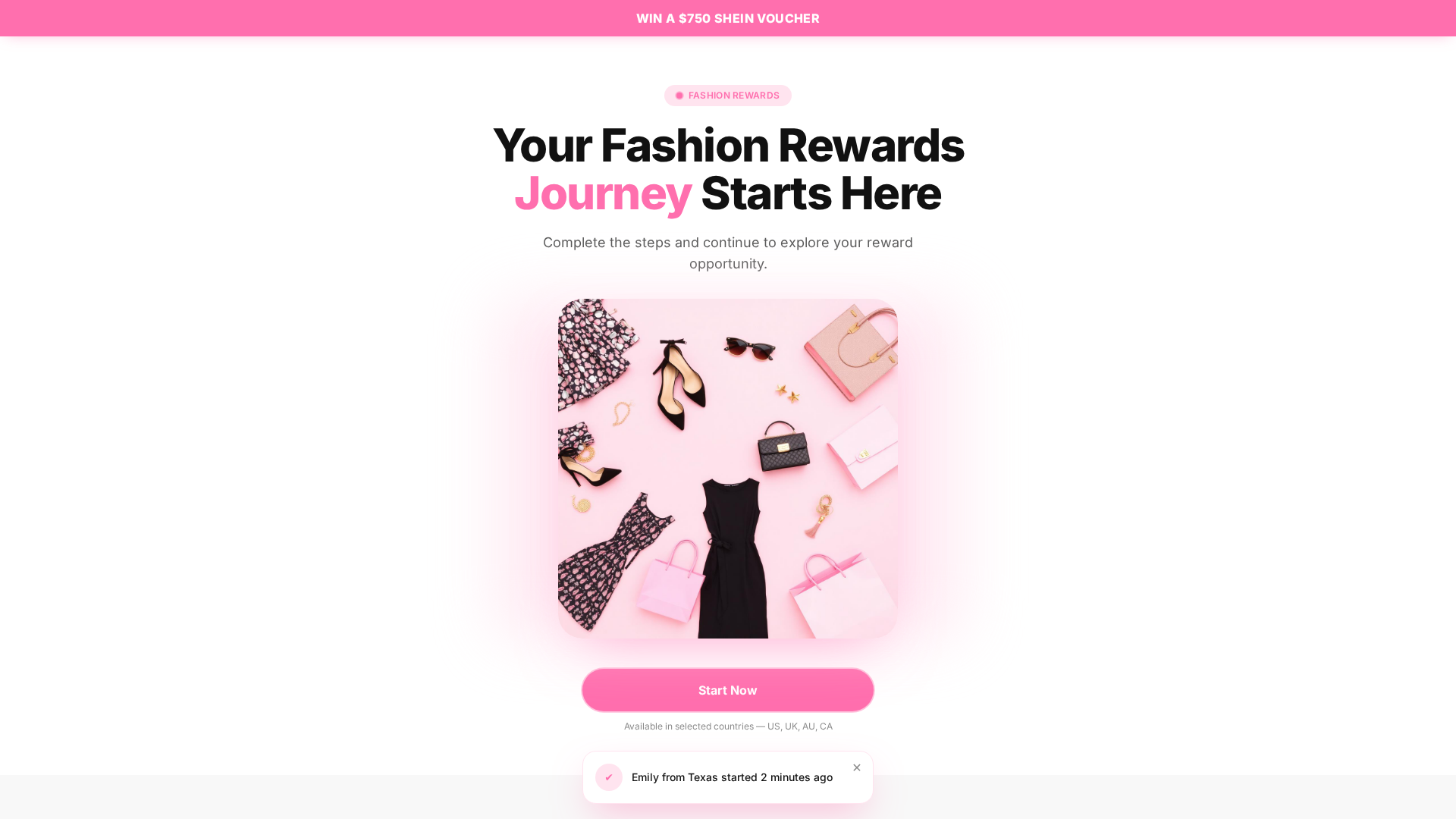 Screenshot of sheinclaim.xyz