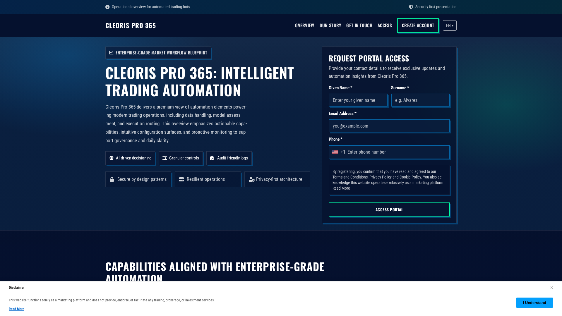 Screenshot of cleorispro365.digital