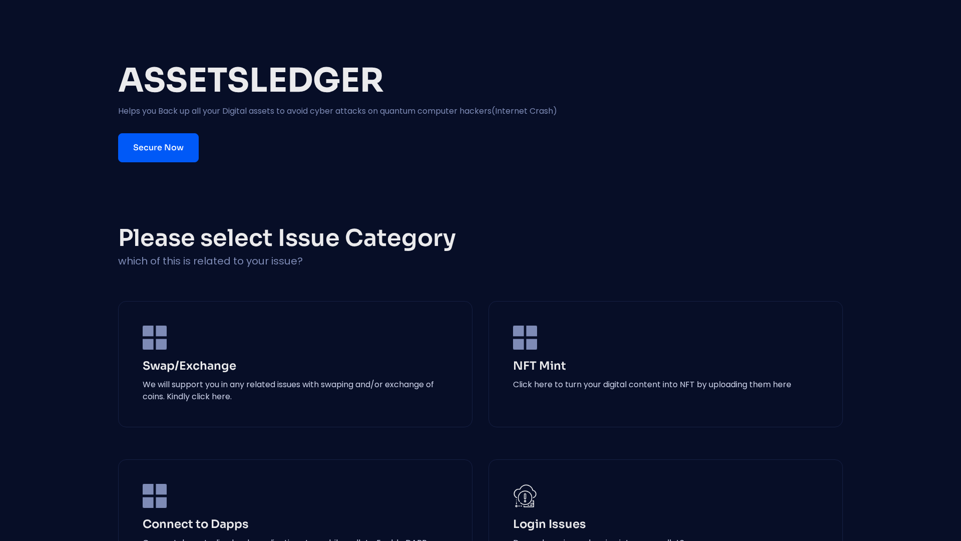 Screenshot of link.web3-bridge.com