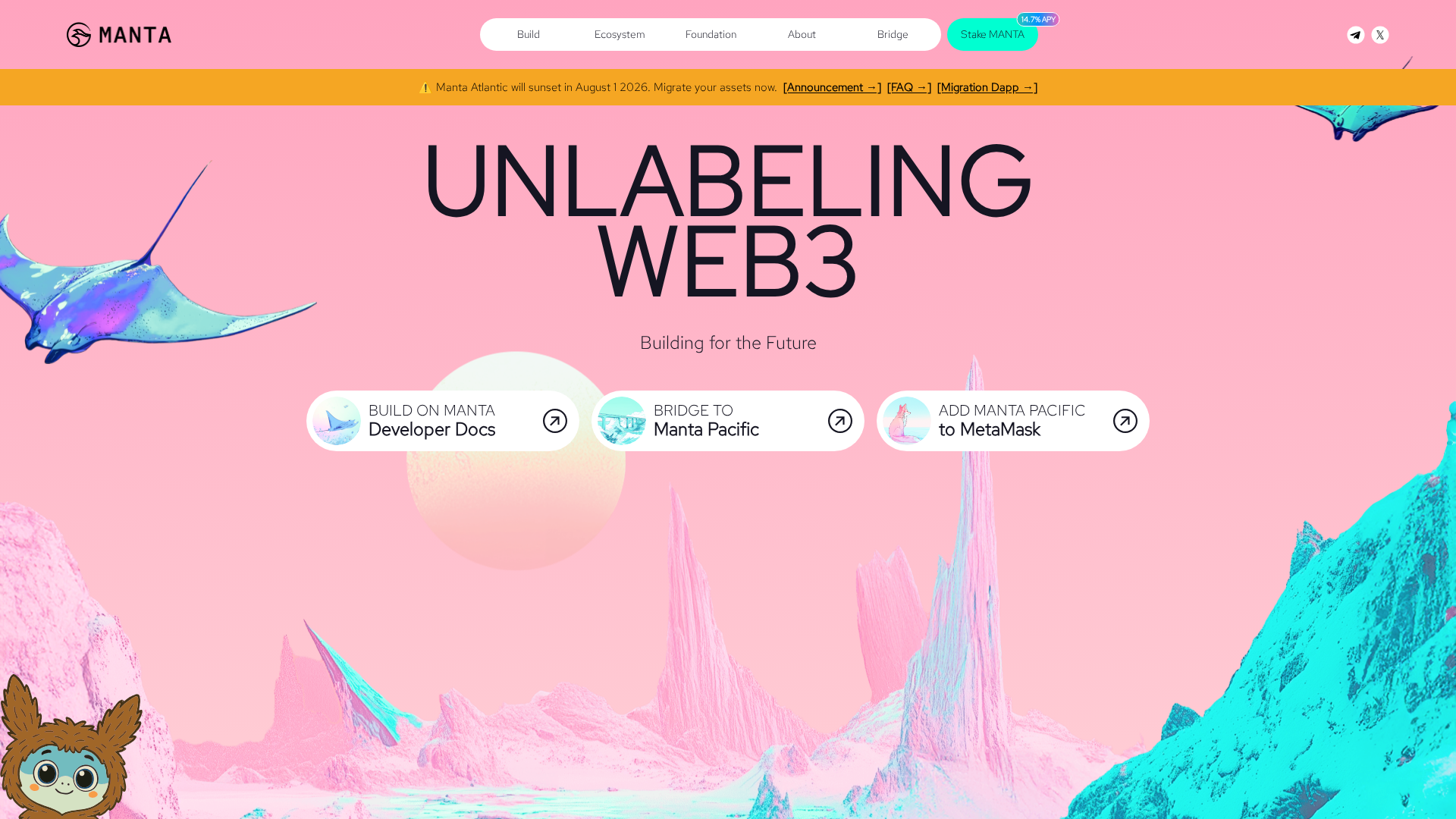 Screenshot of manta.network-main.at