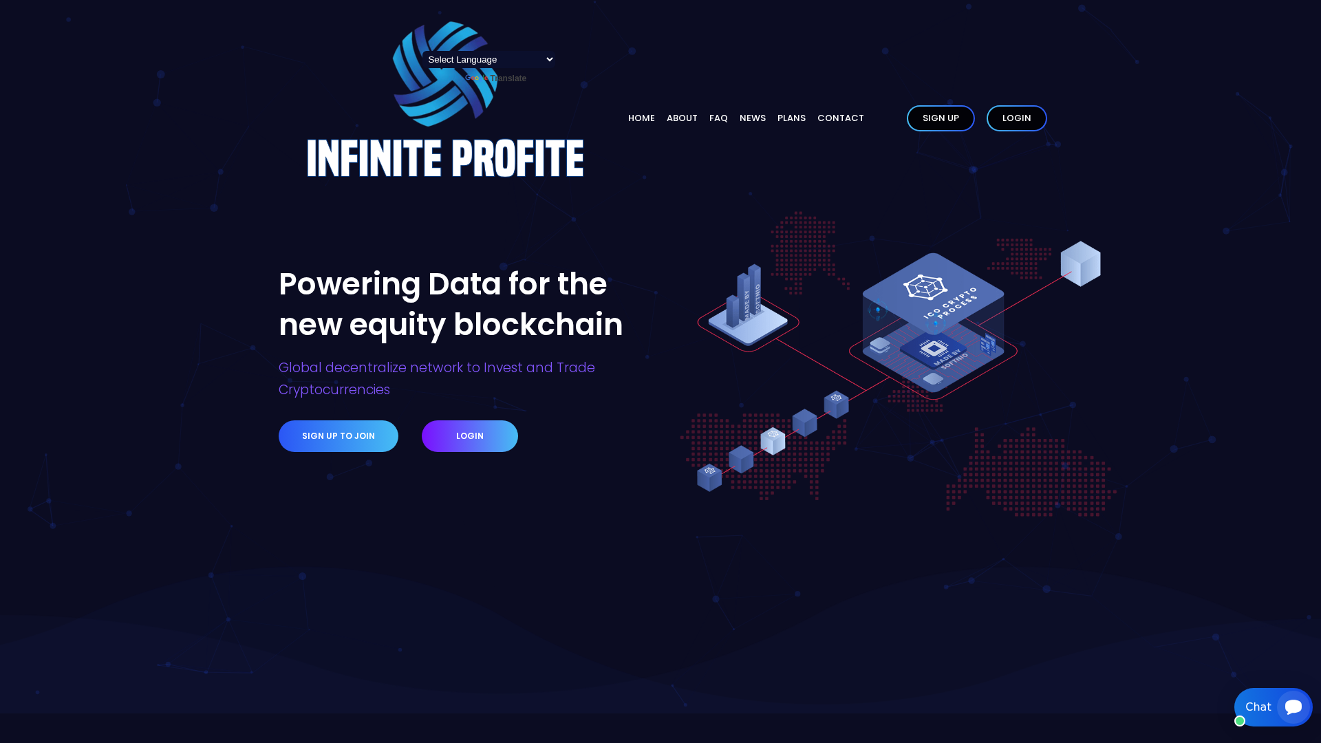 Screenshot of infinite-profite.com