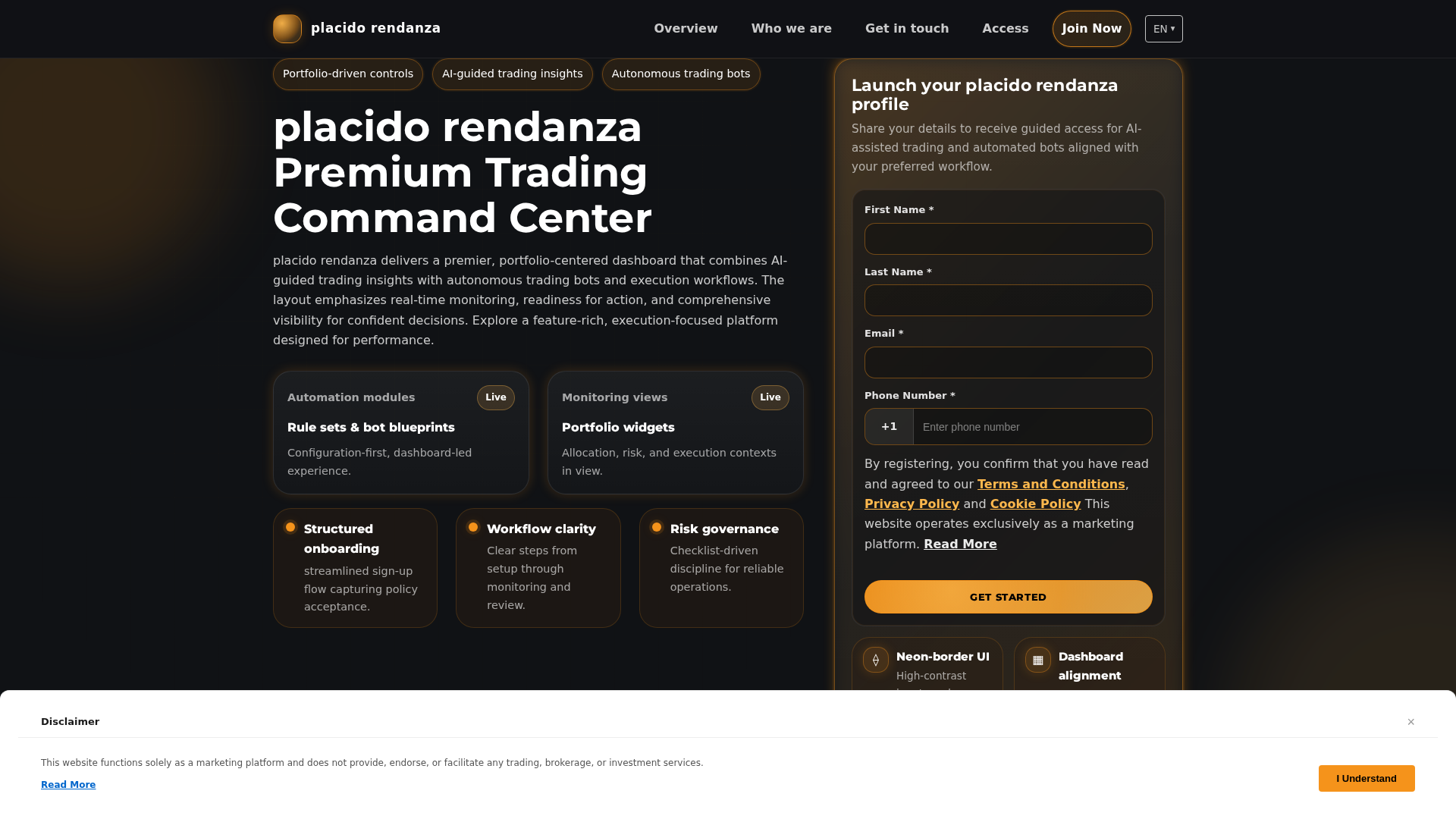 Screenshot of placidorendanza.click