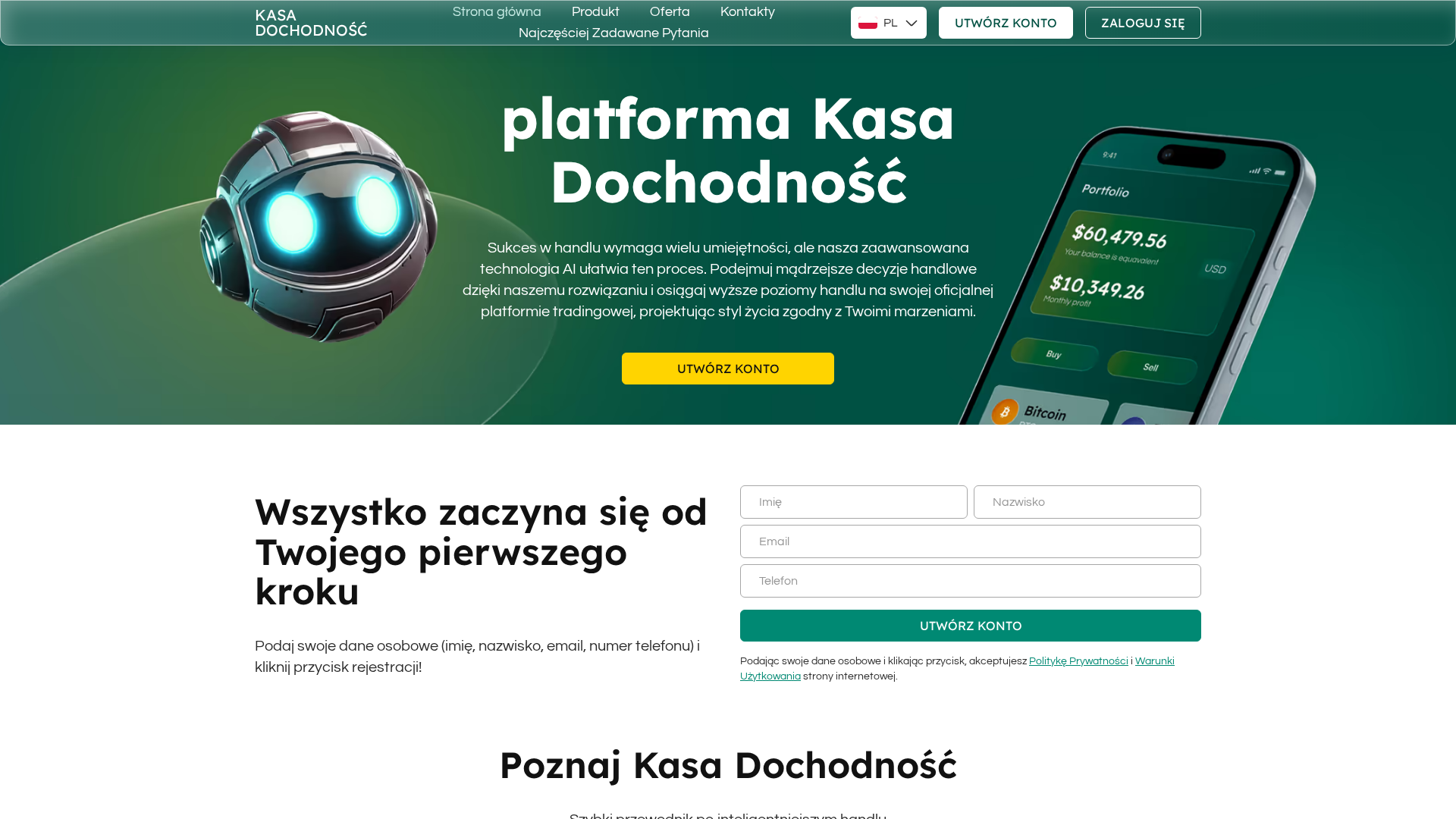 Screenshot of kasa-dochodnosc.com